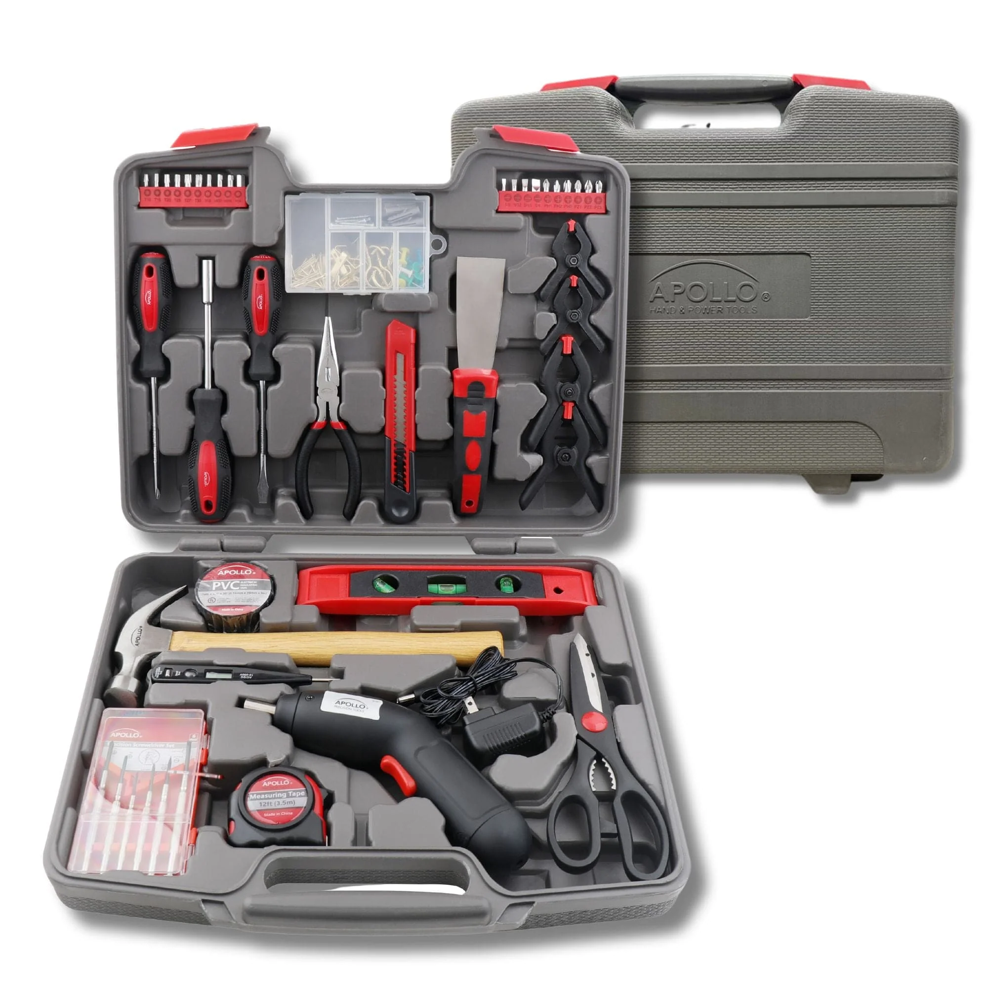 144 Piece Household Tool Kit with 4.8V Cordless Screwdriver - DT8422 - Image 8