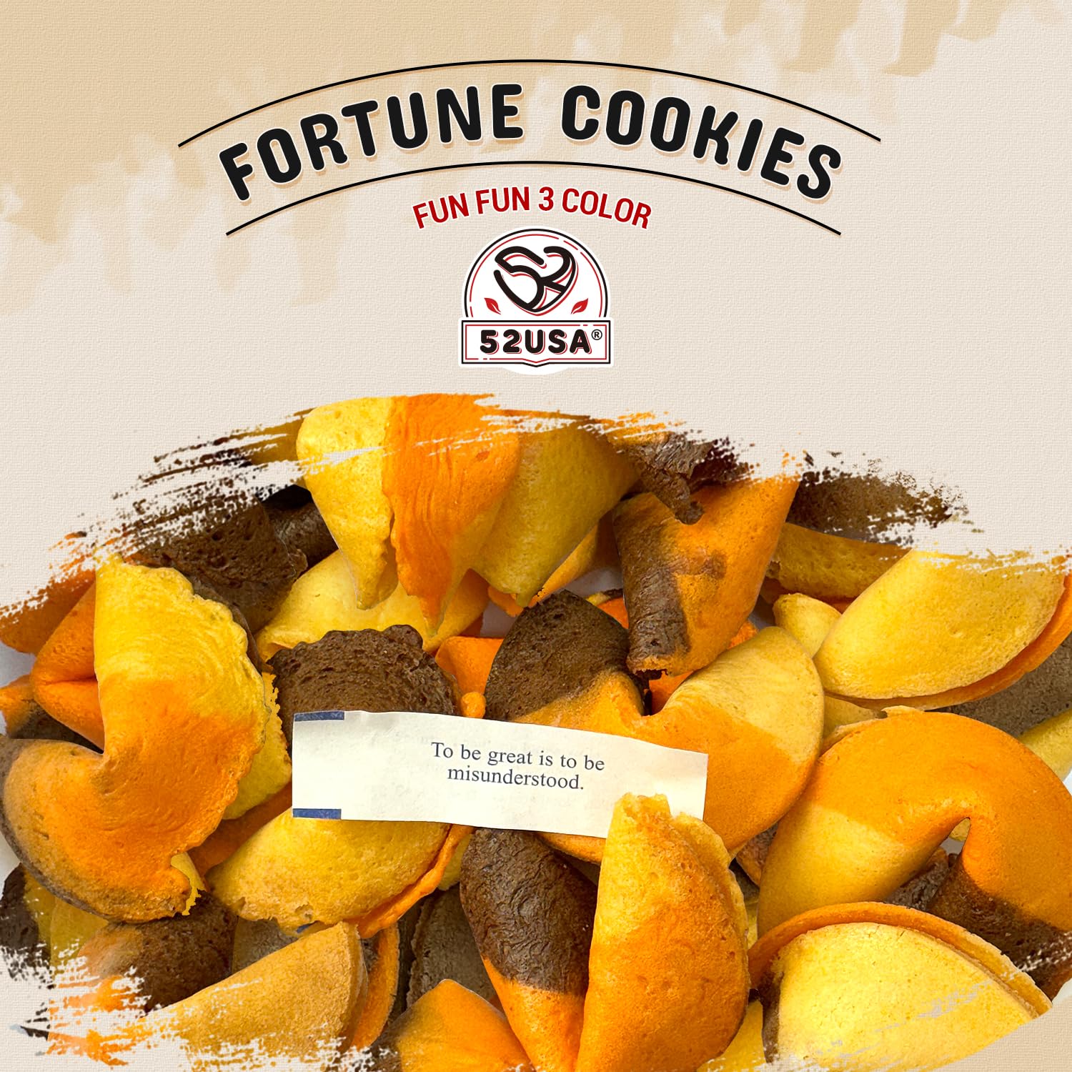 52USA Fortune Cookies, Approx. 50pcs,3-in1 flavor, 8oz - Image 8