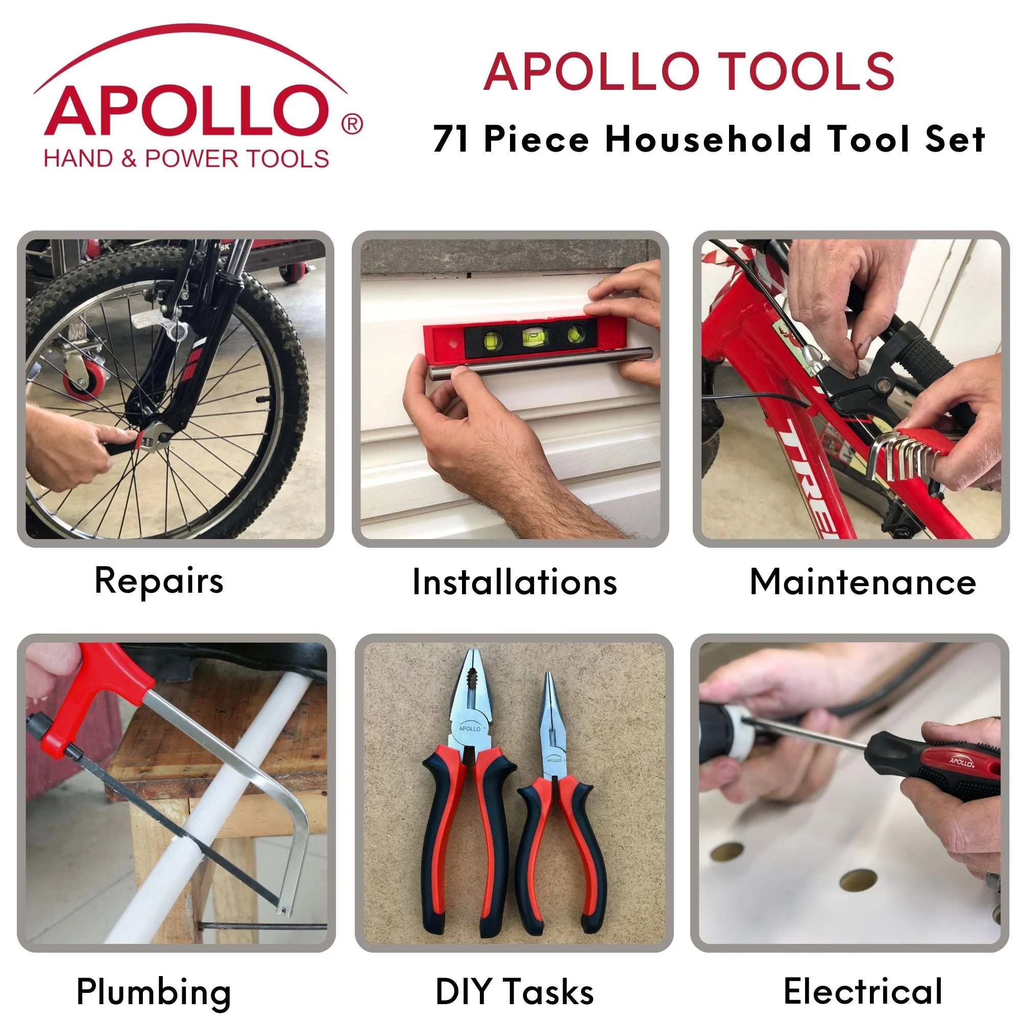 71 Piece Household Tool Kit - DT0204 - Image 2
