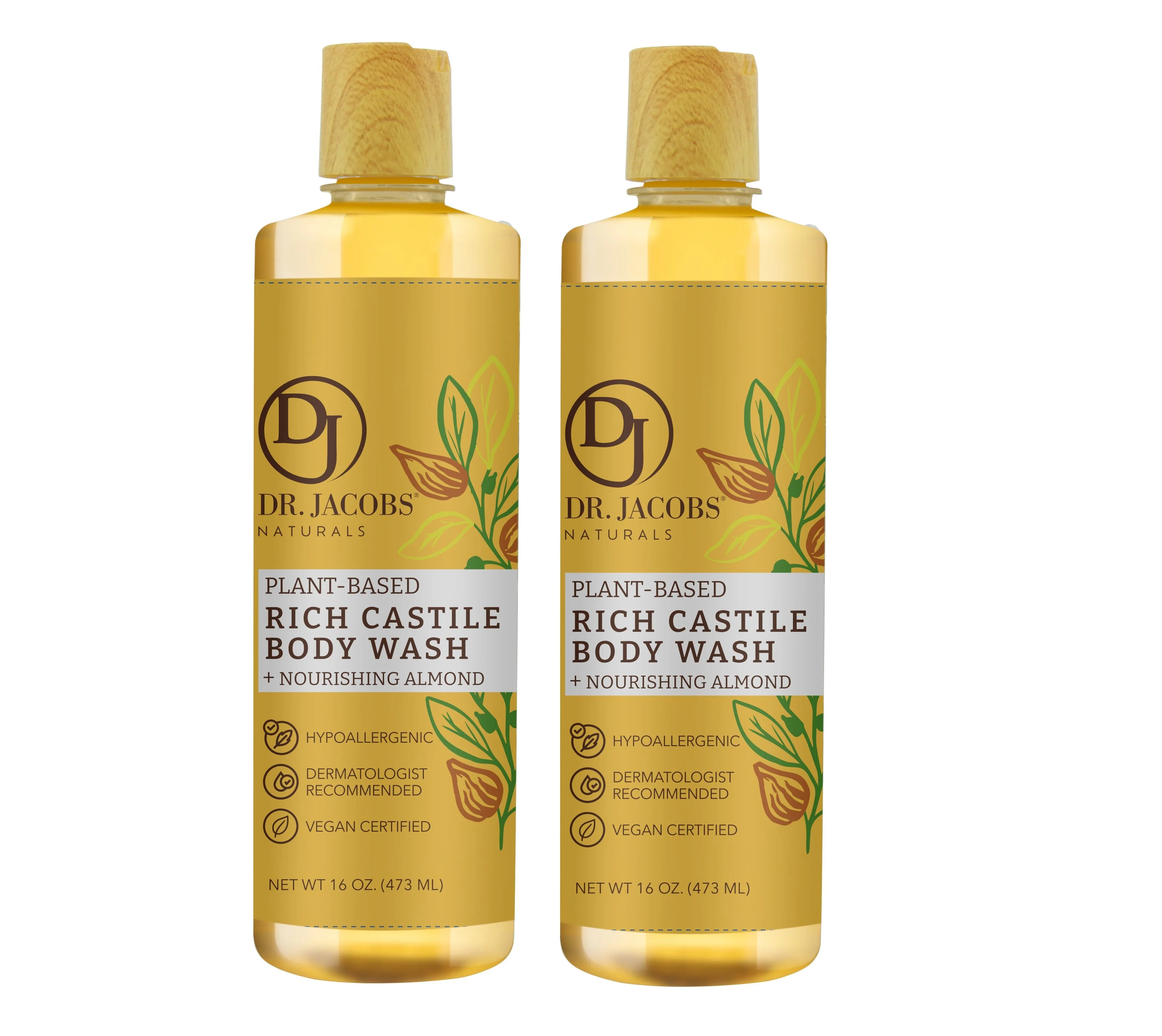 Almond Castile Body Wash (All American) 32 oz - Image 8