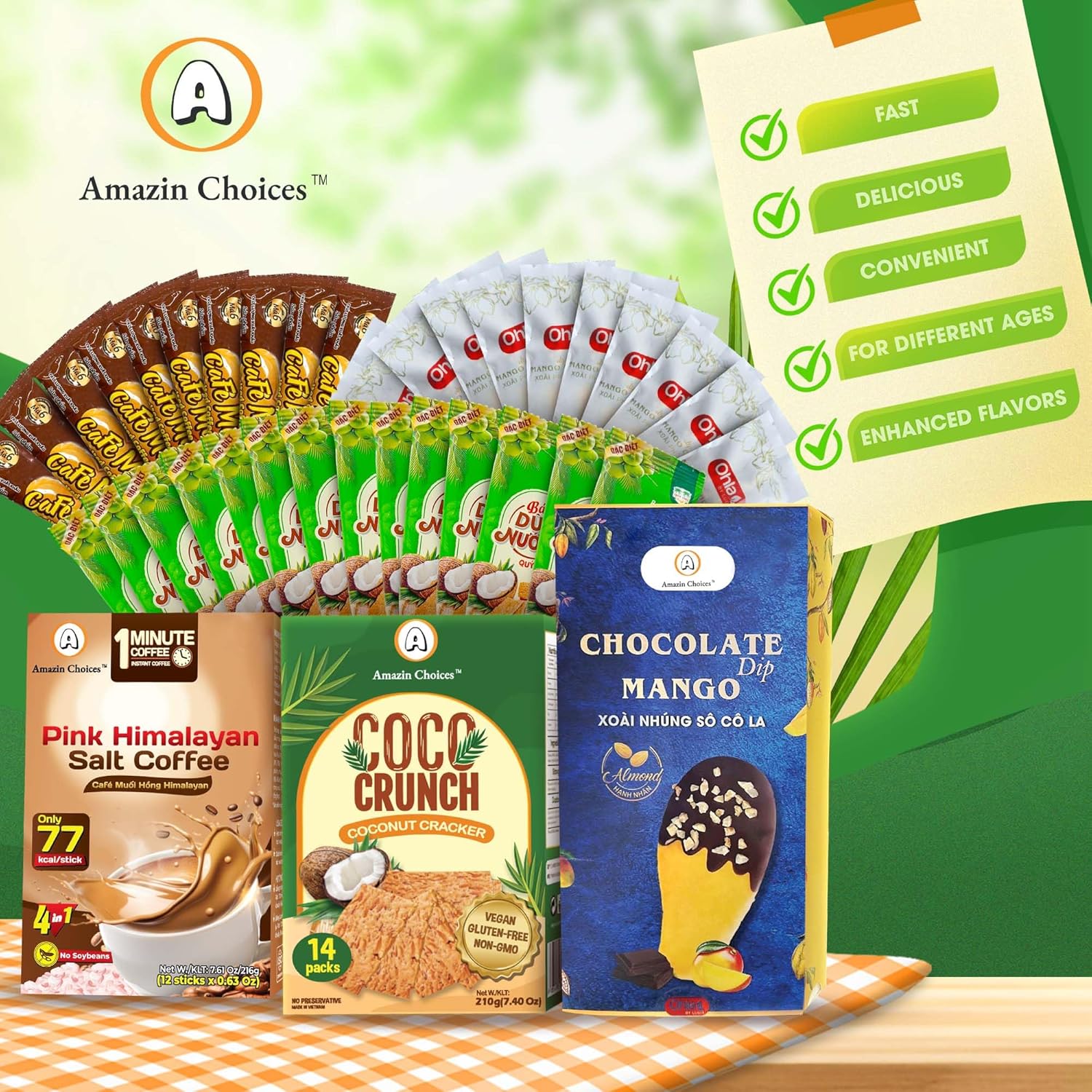 Amazin Choices Asian Snack Bundle 3 items - Plant Based - Image 3