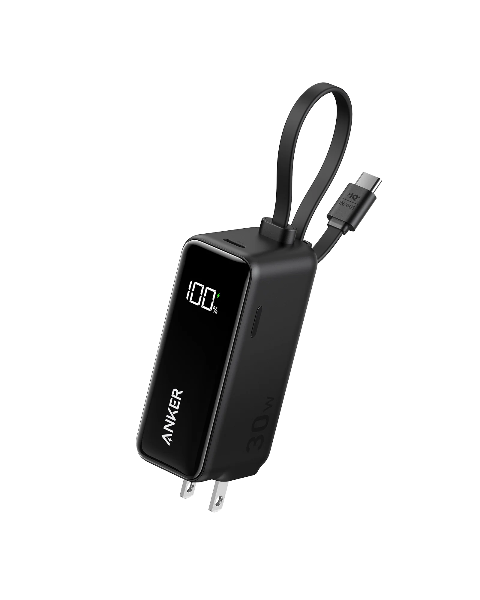 Anker Power Bank (30W, 5k, Fusion, Built-In USB-C Cable) - Image 8