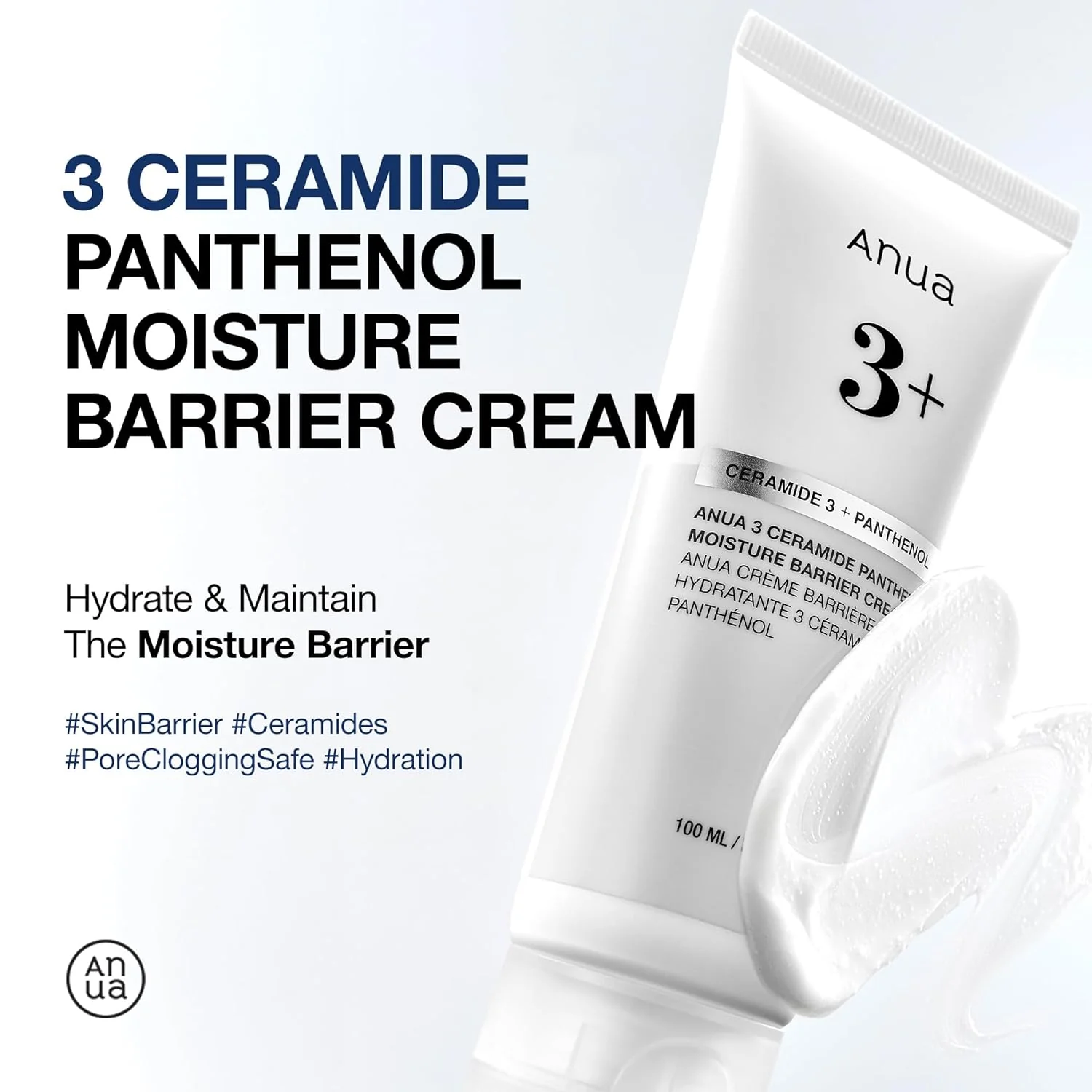 ANUA 3+ Ceramide Panthenol Moisture Barrier Cream - Image 2