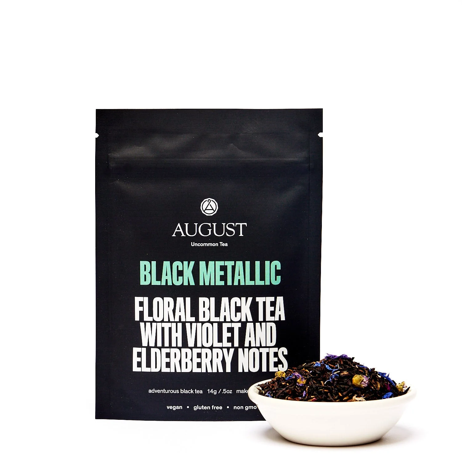 Black Metallic - Violet Elderberry Black Tea - Image 4