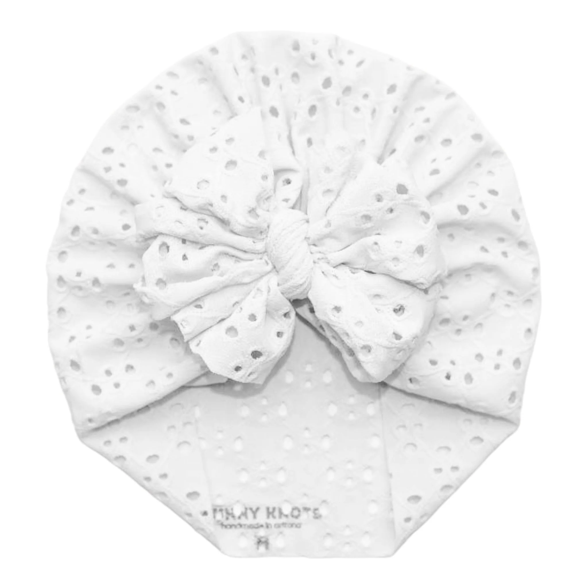 Brinsley | Purely White | Eyelet Headwrap - Image 2
