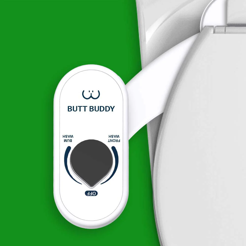 BUTT BUDDY Duo - Rear & Front Water Sprayer Bidet Toilet Attachment - Image 6