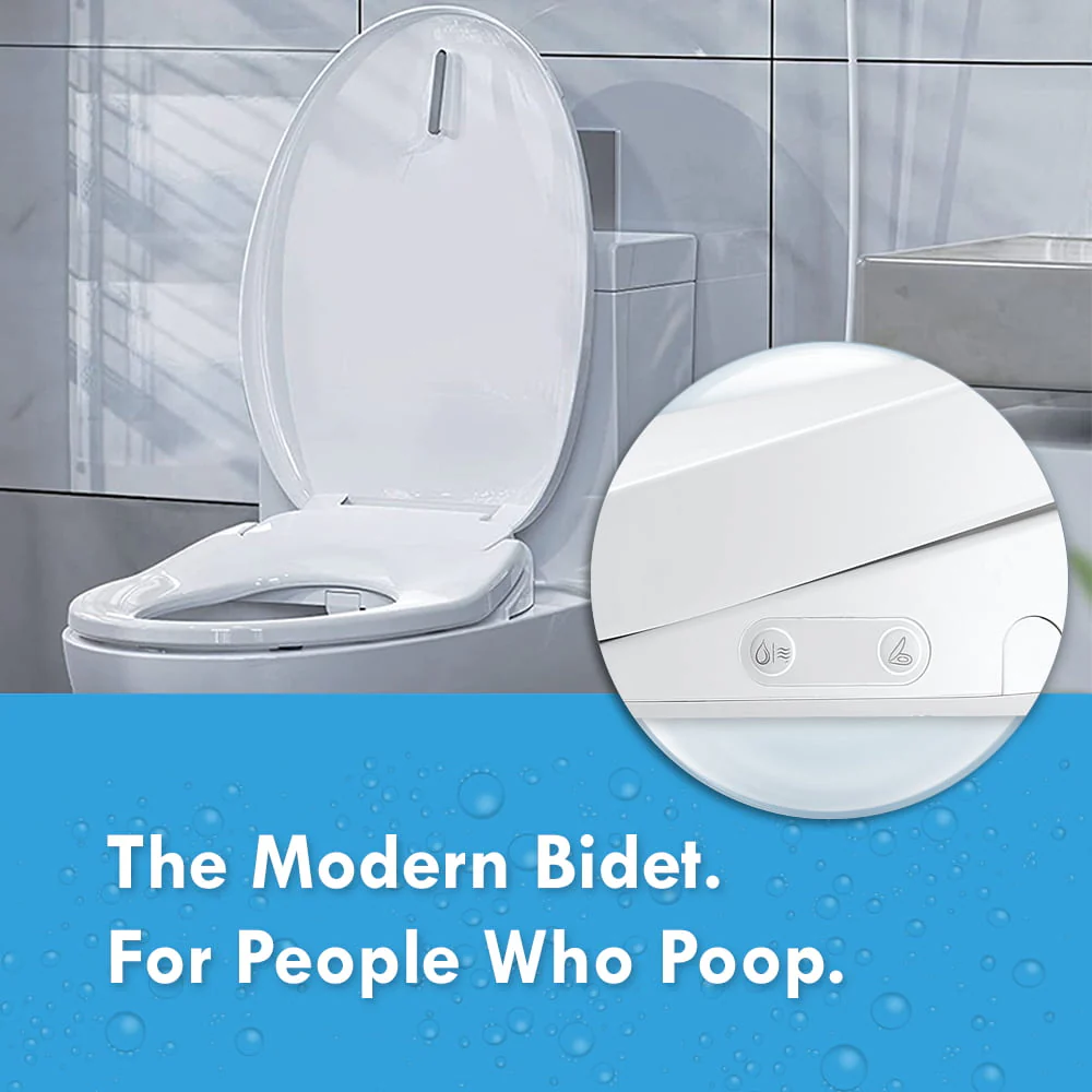 BUTT BUDDY Suite - Smart Bidet Toilet Seat Attachment (Cool & Warm Water Sprayer, Air Dryer & Heated Seat ) - Image 5