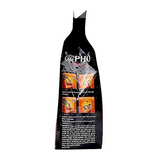 Cafe Pho Vietnamese 3in1 Instant Iced Milk Coffee, Bag of 18 Sachets - Image 3
