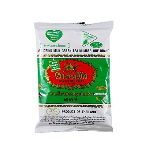 ChaTraMue Number One, Thai Iced Tea, Imported From Thailand, Size 200g (Milk Green Tea) - Image 3