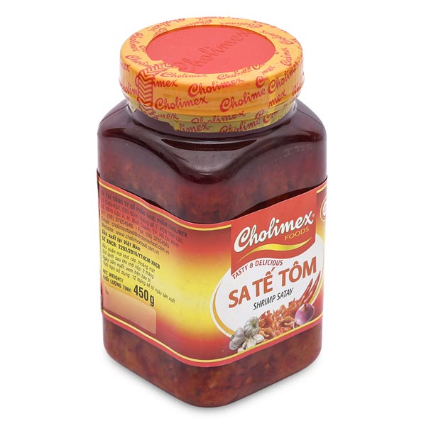 Cholimex Sate Tom Shrimp Satay Plastic Bottle 450G - Image 2