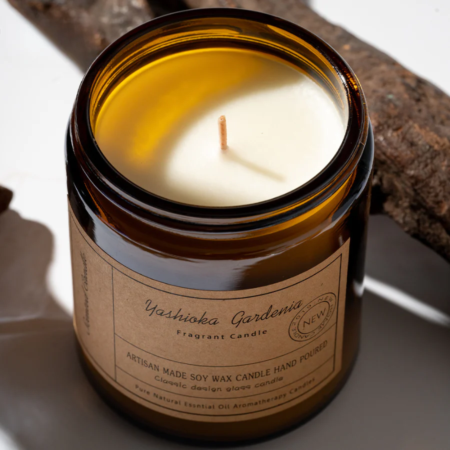 Cream / Palm Candle Fragrance Essential-Oil-Inspired Scented Candle, Low-Smoke Soy Wax Blend, High-End Aromatic Souvenir Candle for Home Décor, Gifting & Everyday Ambience - Image 3