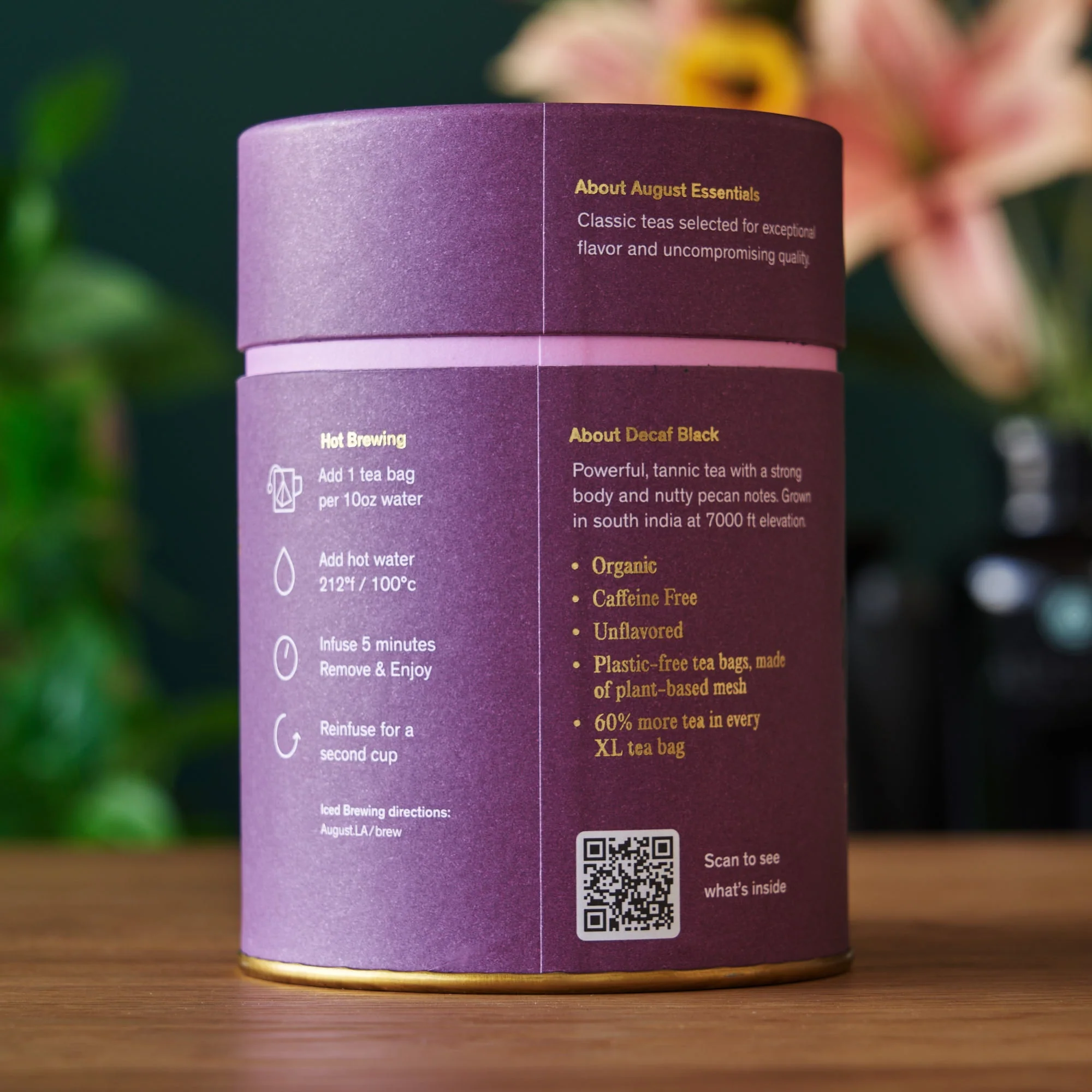 Essentials Decaf Black Black Tea - 15 Tea Bags - Image 3