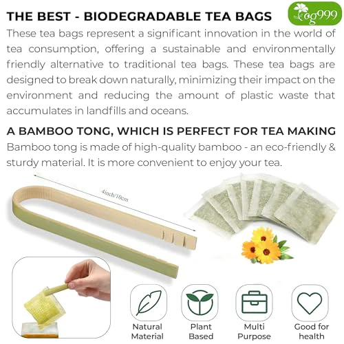 FreshDrinkUS Anti-Inflammatory Superfood Duo, Turmeric Ginger Cinnamon & Moringa Leaf Herbal Tea Bags, 100% Natural & Pure Roots and Leaves, Eco-Conscious Tea Bags, No Sugar, No Caffeine, No Gluten, Vegan – Herbal Beverage - Image 7