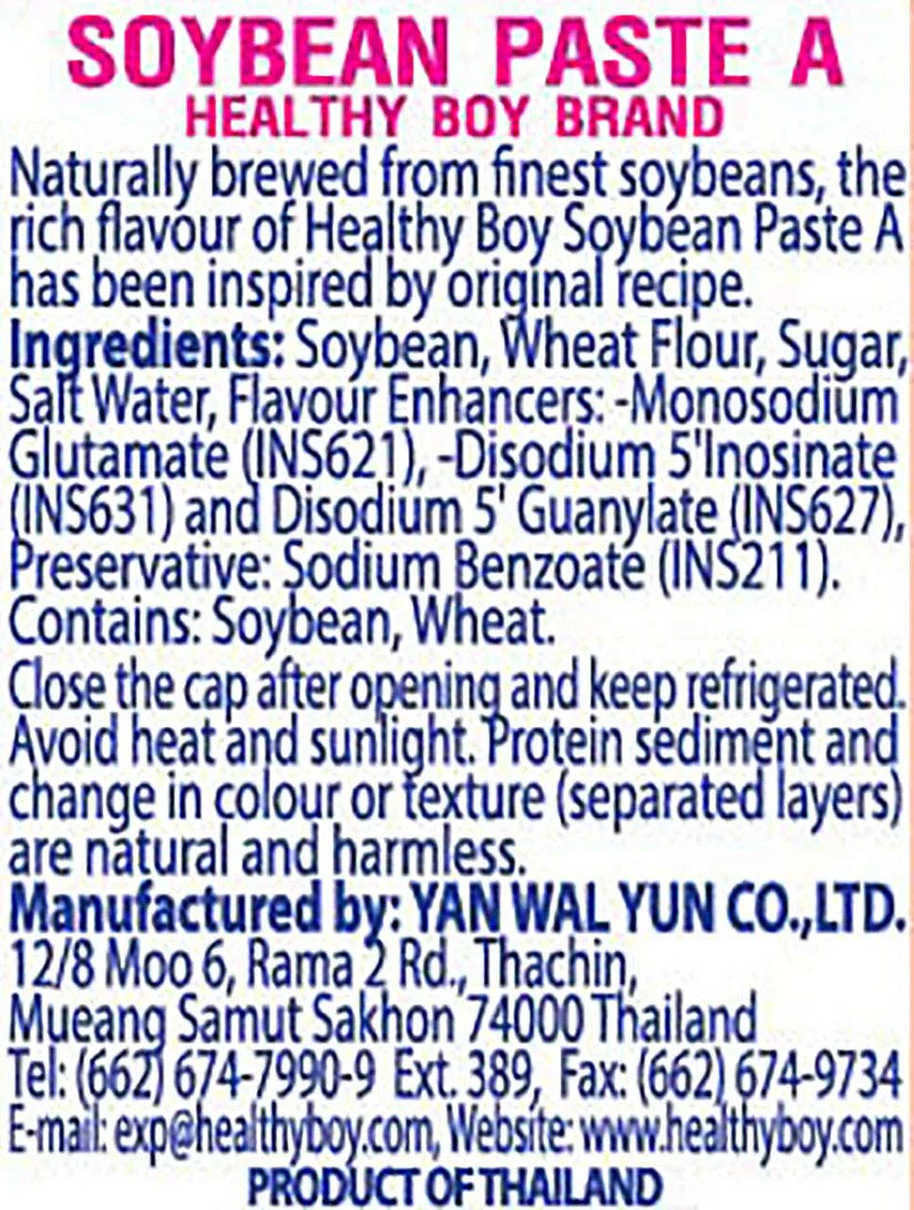 Healthy Boy Thai Soybean Paste (TaoChio), 12 Ounces (Pack of 1) - Image 3