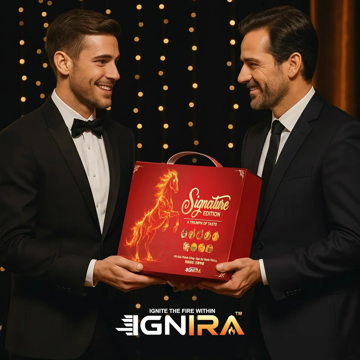 IGNIRA Signature Gift Edition – Coffee and Snacks Gift Set - Exotic Snack Gift Box with Dried Fruit, Coconut Crackers, Cashews & Instant Coffee, Sweet & Spicy Flavors, Ready-to-Give Snack Gift - 7 Piece Assortment - Image 8