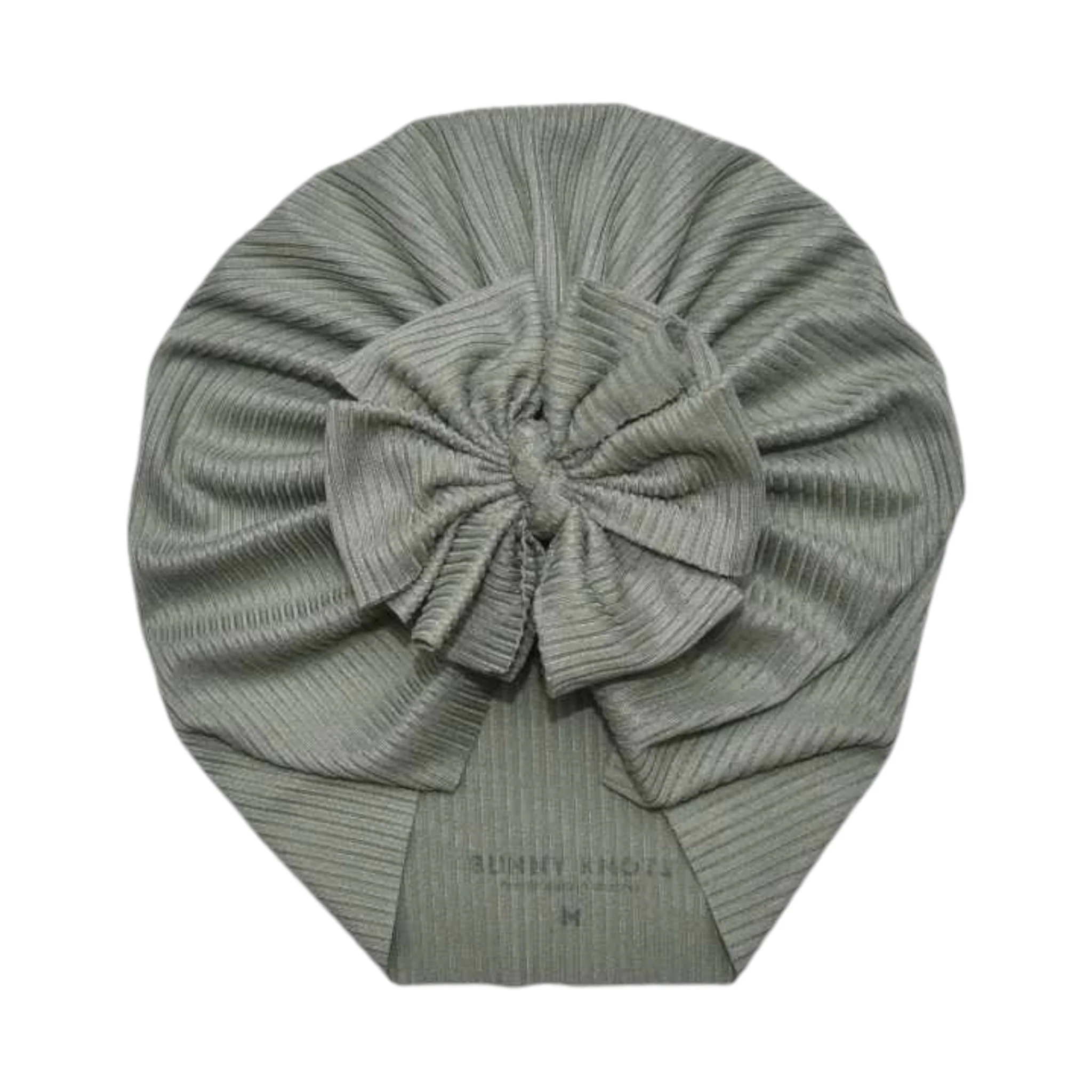 Mackleigh | Sage Grey | Brushed Rib Headwrap - Image 4