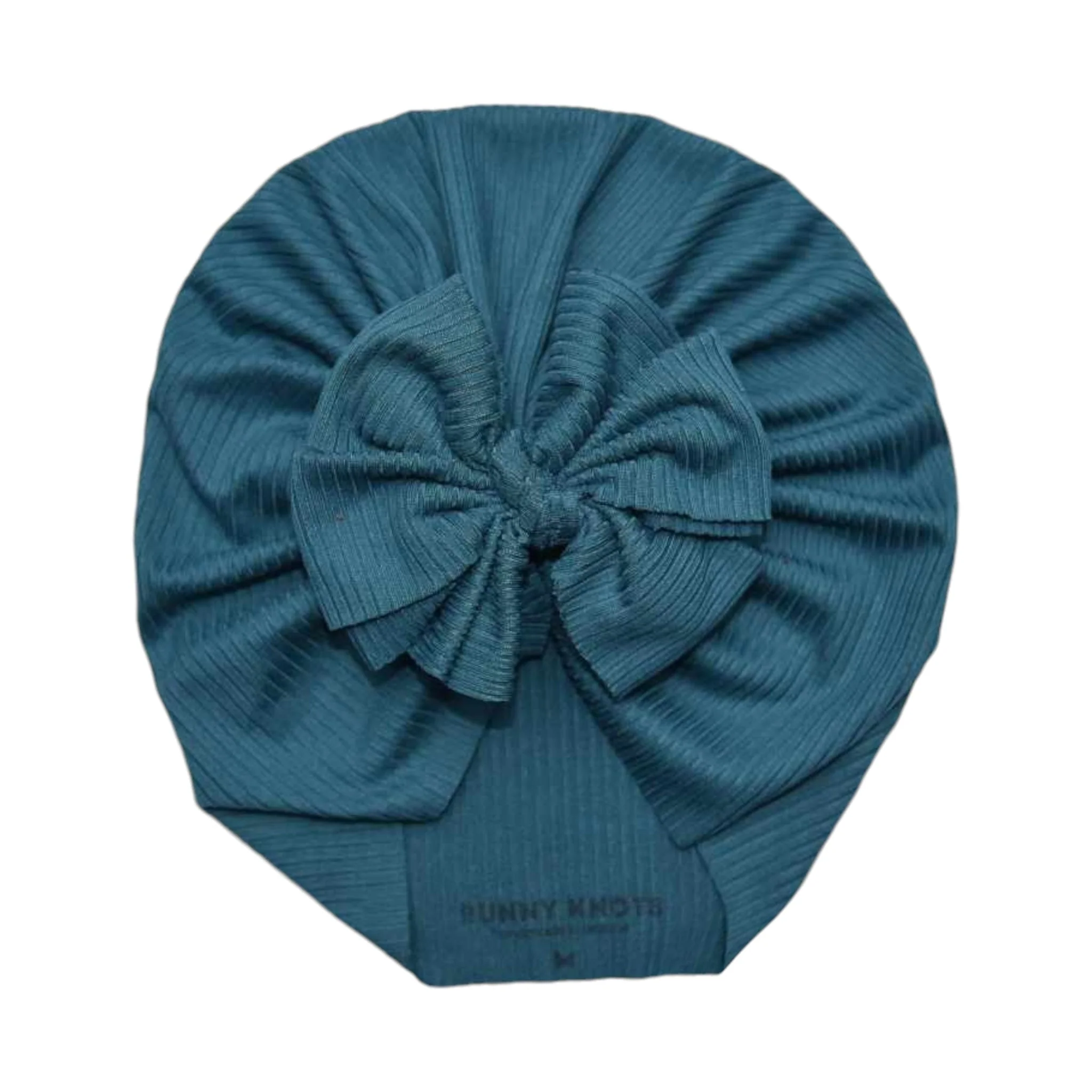 Marleigh | Victorian Teal | Brushed Rib Headwrap - Image 2