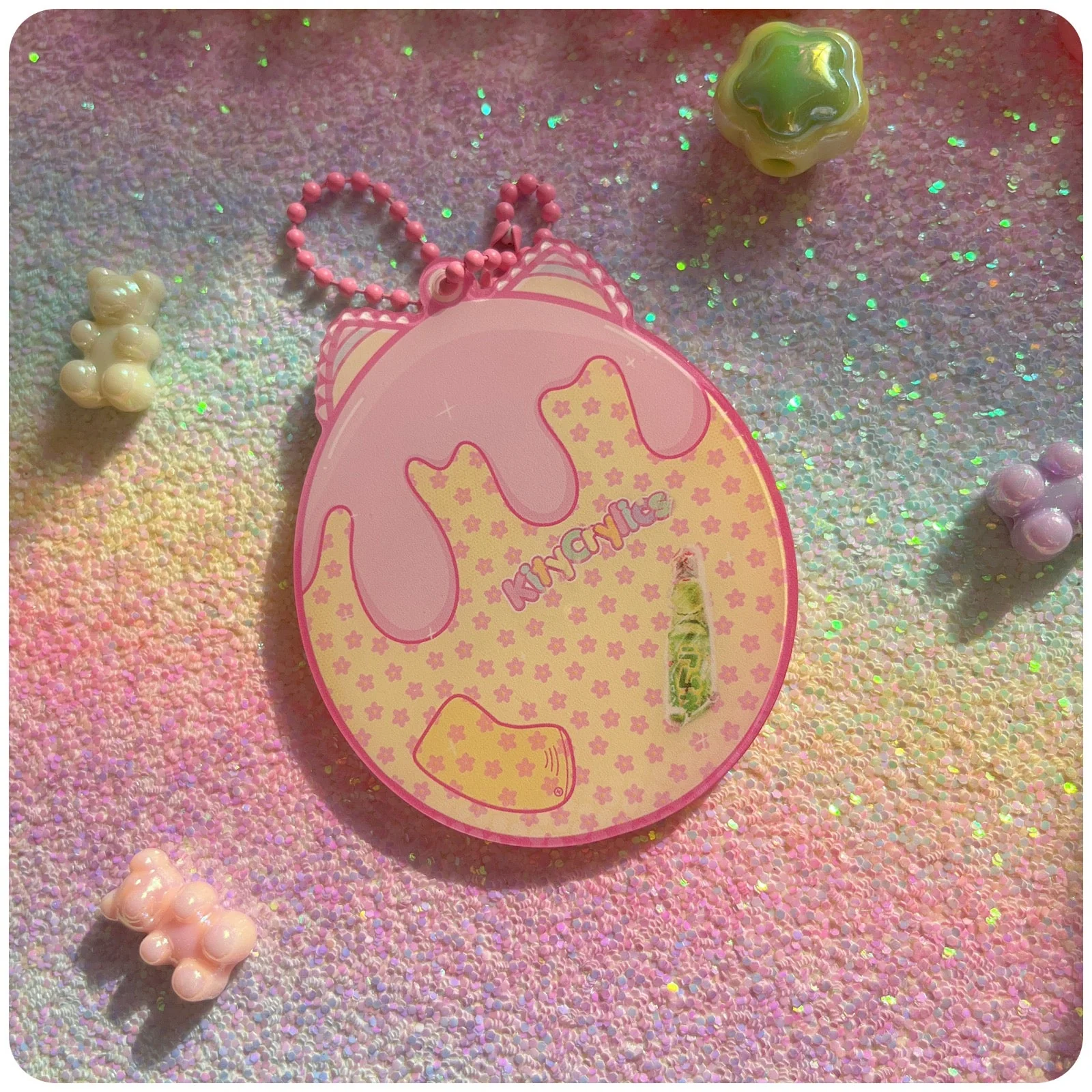 Meowmagotchi Kawaii 3D Acrylic Keychain - Image 2