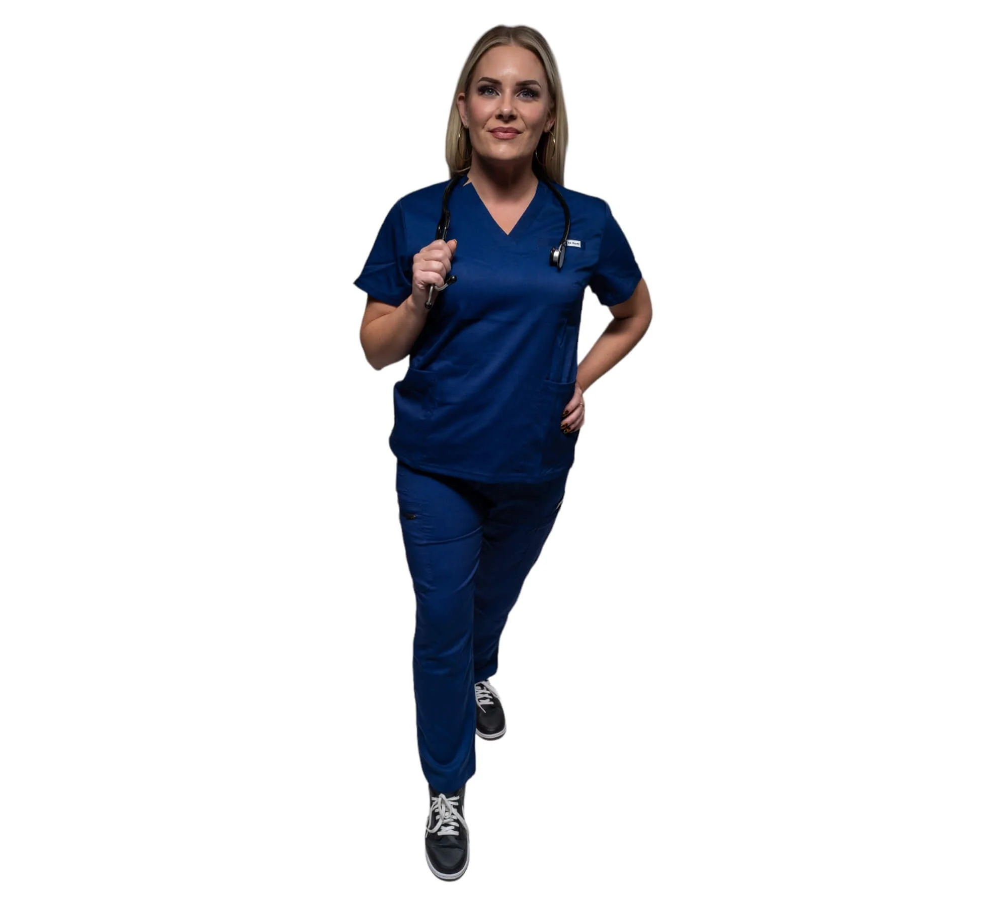 MJ V-Neck Scrub Top (Unisex) - Image 5