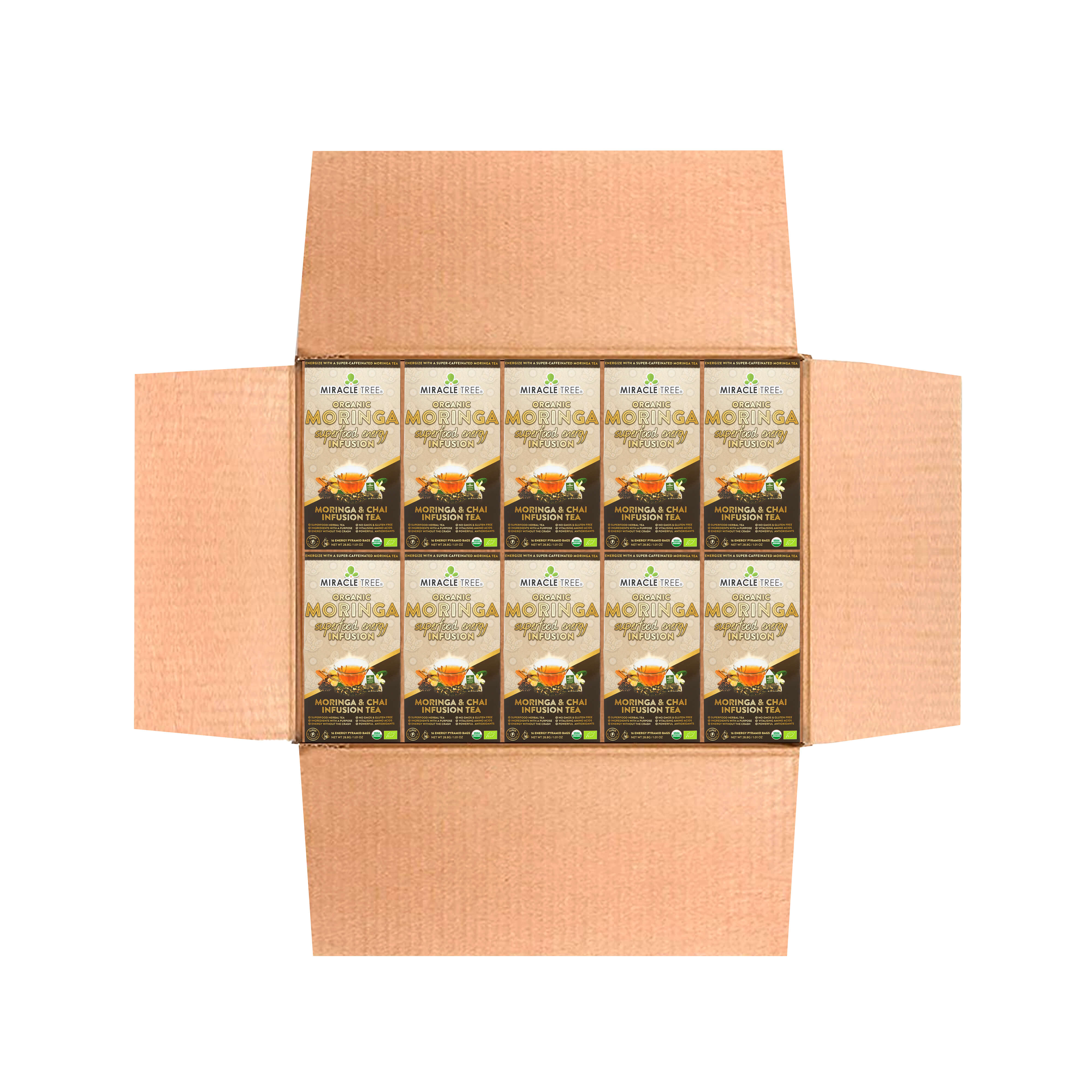 Moringa Energy Tea, Chai - Image 7
