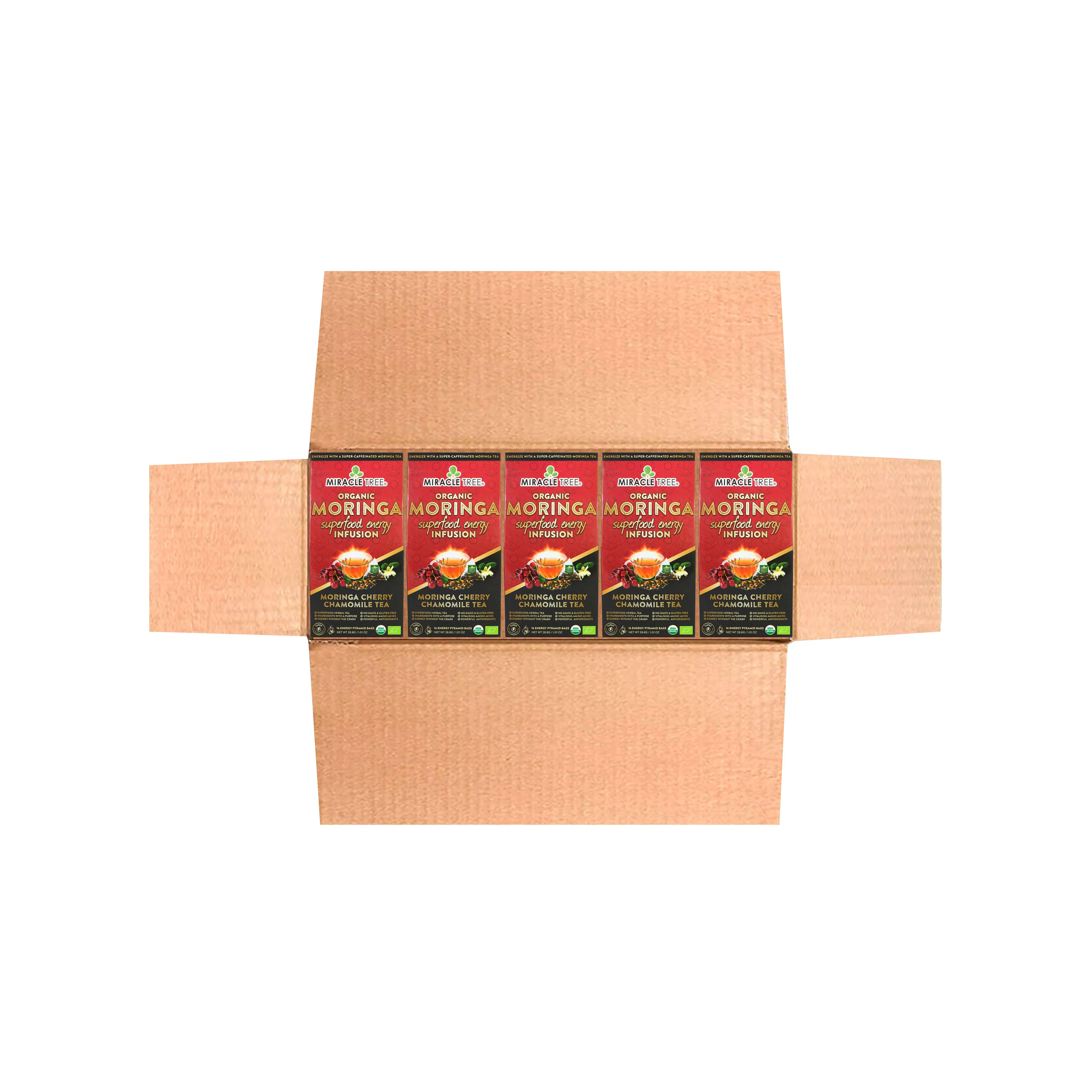 Moringa Energy Tea, Cherry Chamomile - Image 6