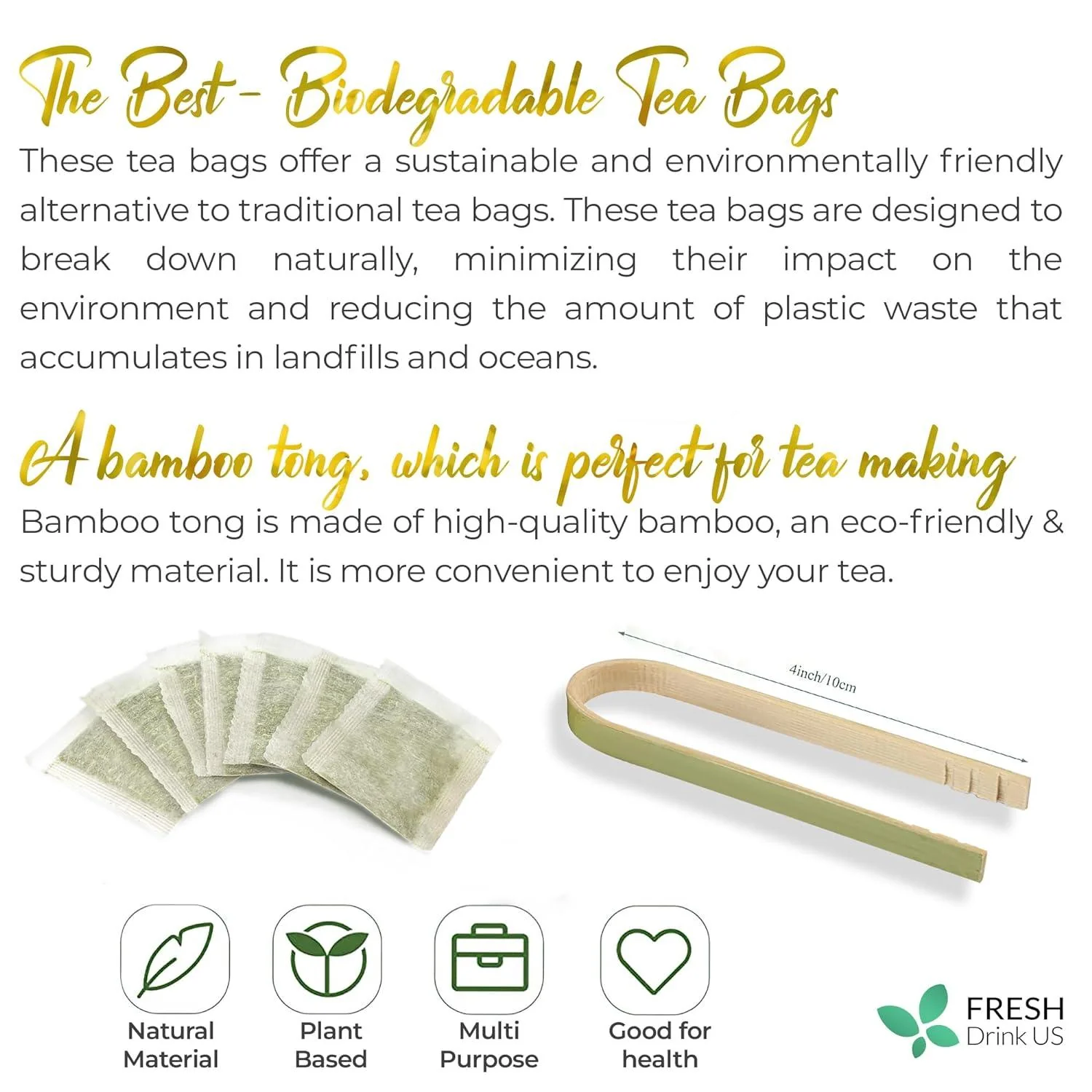 Mullein Leaf Tea Bags, 100% Natural & Pure from Mullein Leaves. Loose Leaf Mullein Herbal Tea. Made with Natural Material Tea Bags. No Sugar, No Caffeine, No Gluten, Vegan. - Image 12