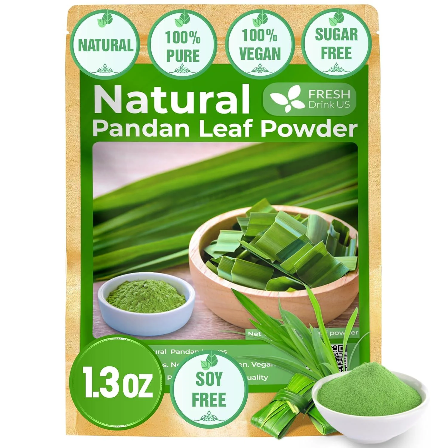 Natural Pandan Leaves Dried, Pandan Leaf Powder, 100% Pure Dried Pandan Leaves, Pandan Leaf Tea, No Additives, No Caffeine, Vegan - Image 13