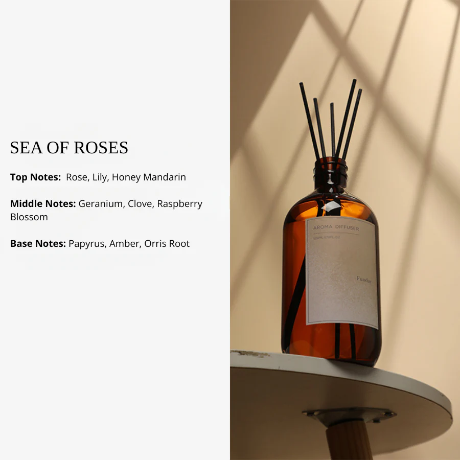 New Household Fragrance Refill Liquid 500ml Large Bottle, Indoor Flameless Fragrance Diffuser Refill with Rattan Sticks, Home Fragrance Ornaments and Aroma Diffuser Scents - Image 9