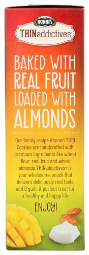 Nonni's THINaddictives Almond Thin Cookies - 3 Boxes Mango & Coconut Almond Cookies - Sweet Crunchy & Chewy Almond Cookie Thins - Biscotti Individually Wrapped Cookies - Kosher Coffee Cookies - 4.4 oz - Image 4