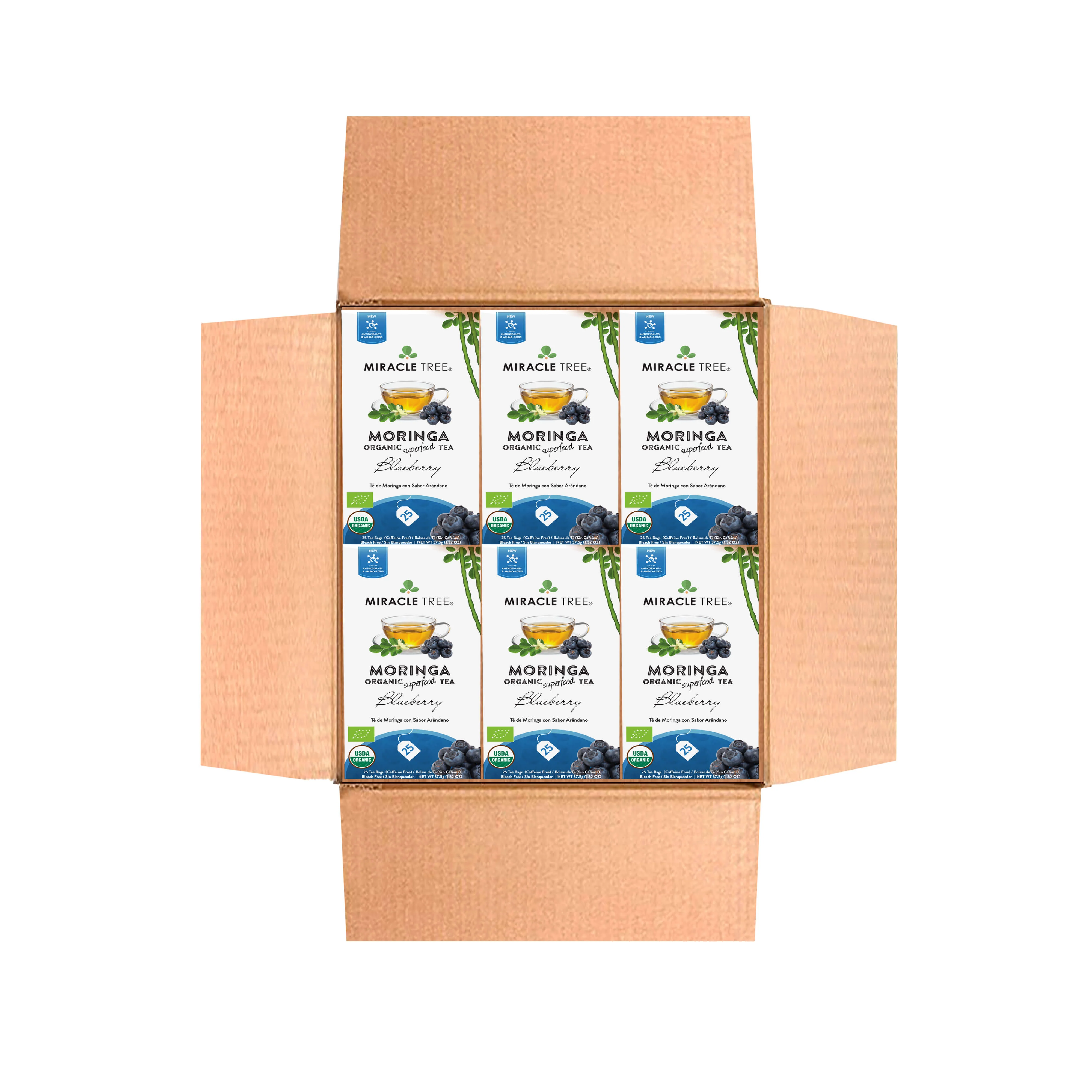 Organic Moringa Tea, Blueberry - Image 6