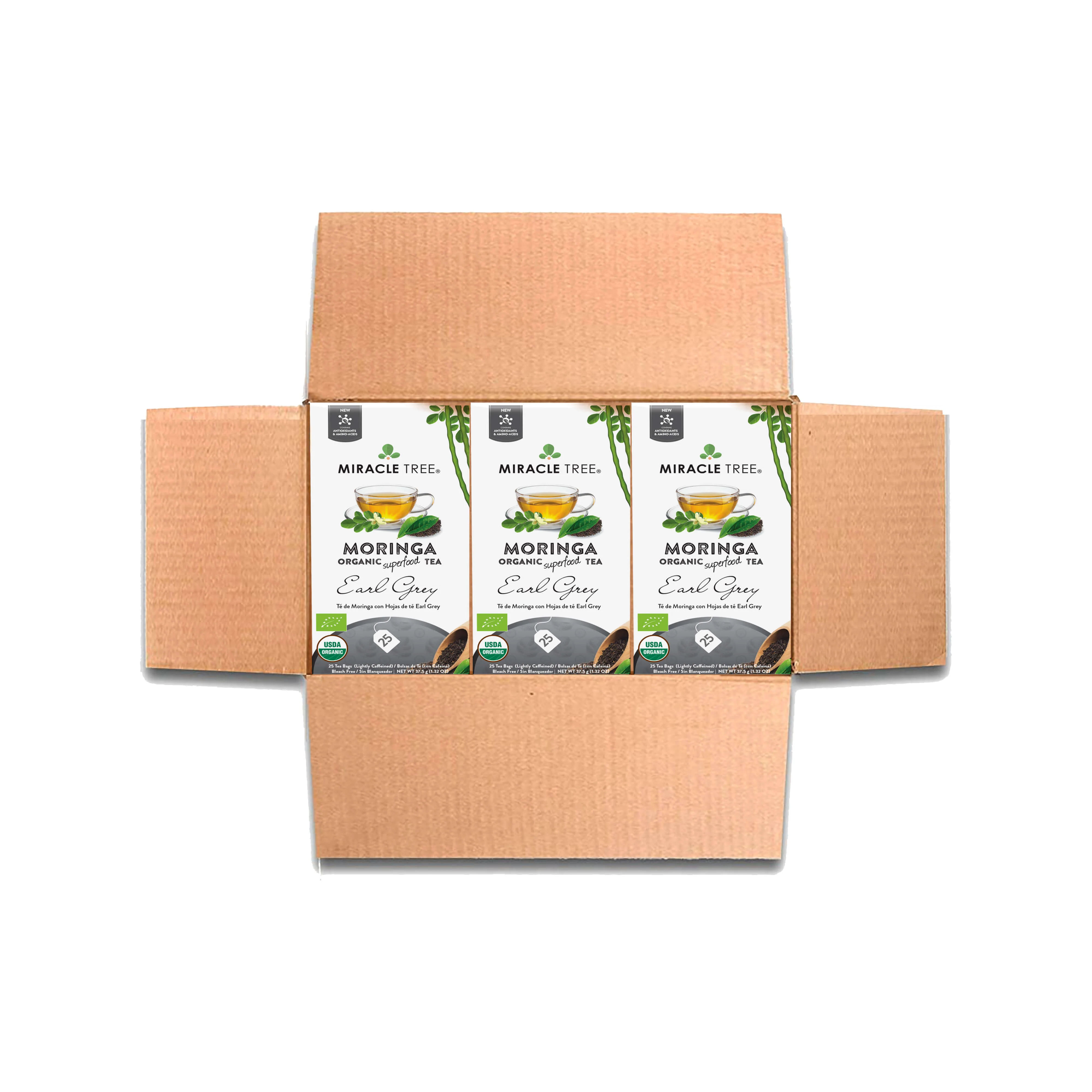 Organic Moringa Tea, Earl Grey - Image 5