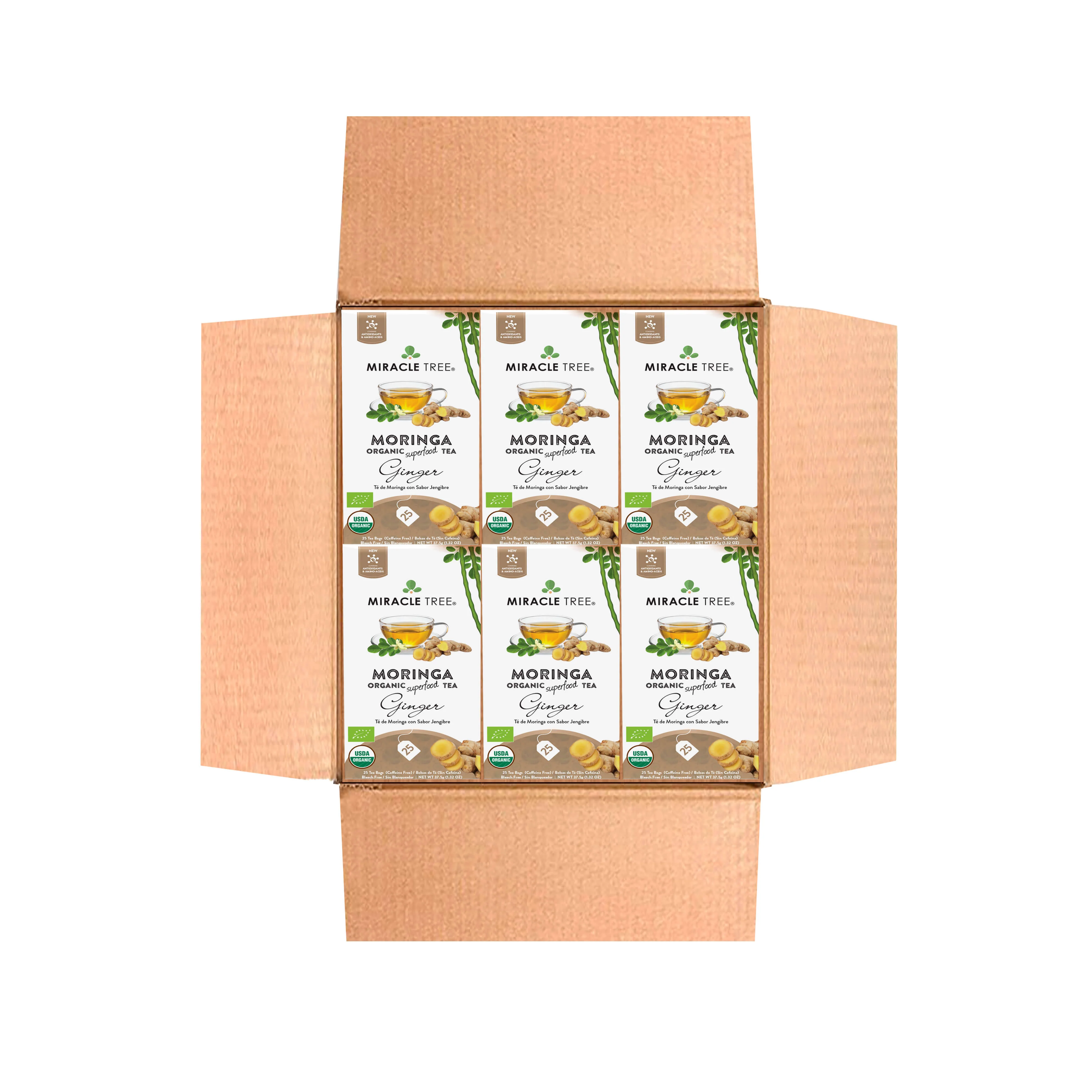 Organic Moringa Tea, Ginger - Image 6