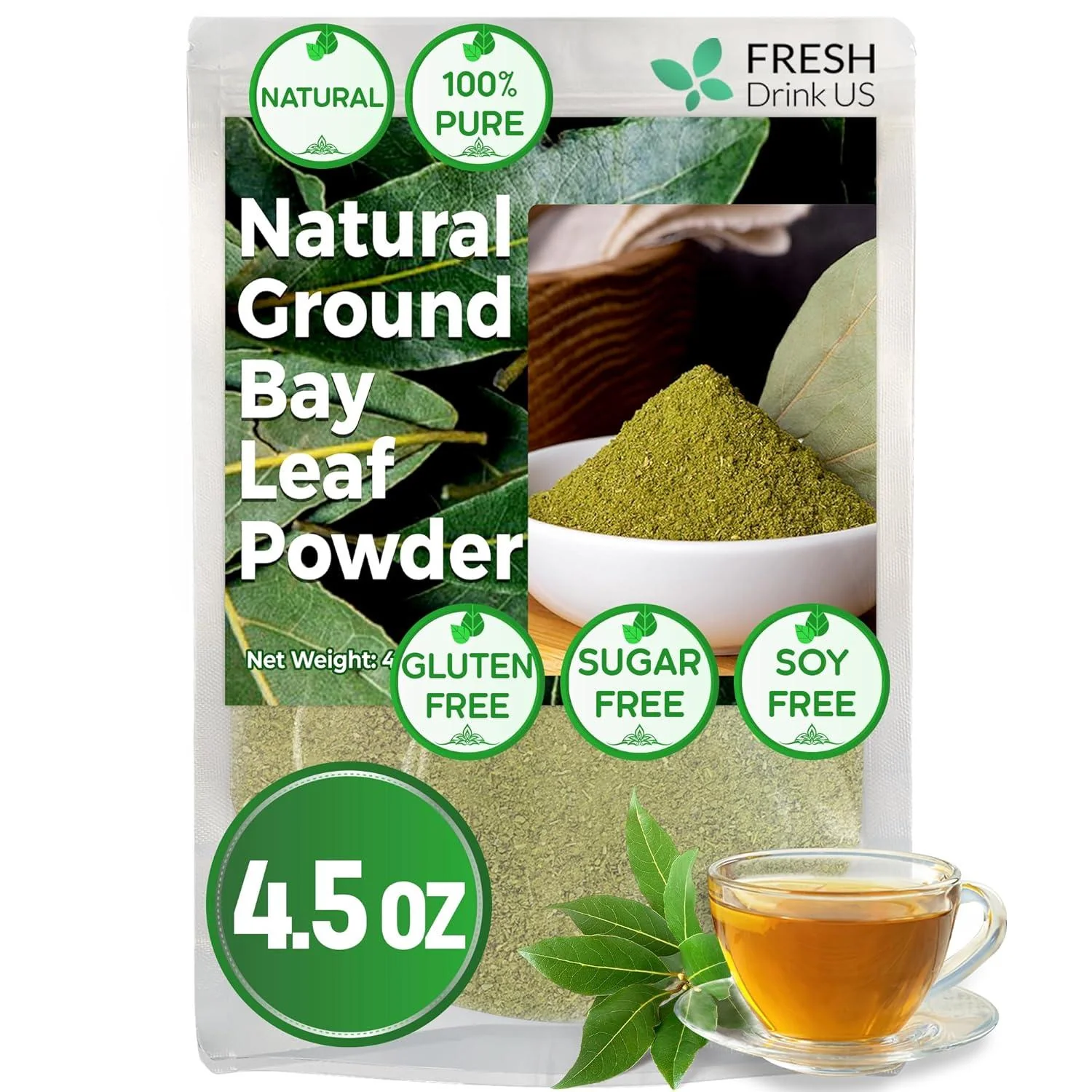 Premium Dried Bay Leaves, Tea Bags, Powder, Bay Leaves Spice, Whole Nice Leaves, Wildcrafted, Fresh Harvested, Bay Leaves For Cooking, Sugar-Free, Gluten Free, Caffeine Free, Vegan - Image 10