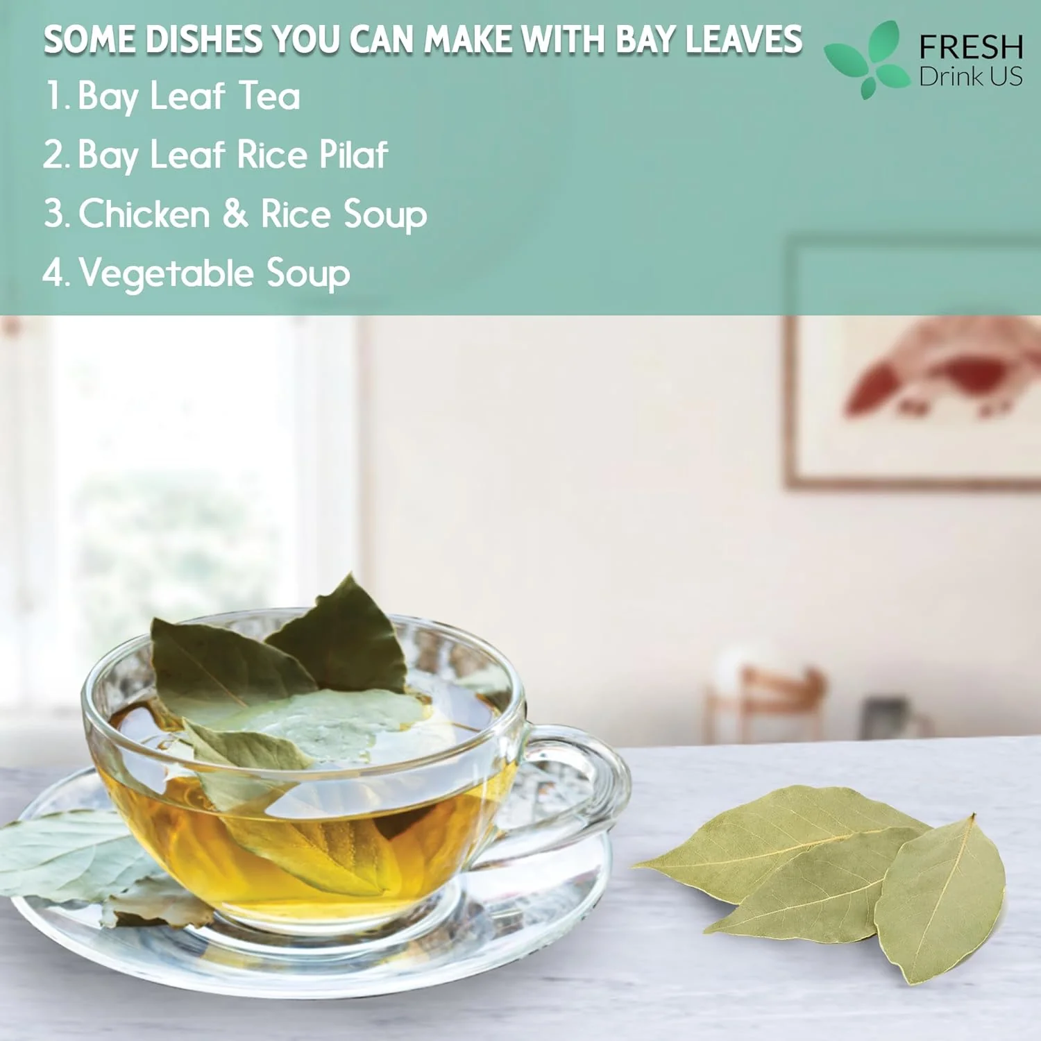 Premium Dried Bay Leaves, Tea Bags, Powder, Bay Leaves Spice, Whole Nice Leaves, Wildcrafted, Fresh Harvested, Bay Leaves For Cooking, Sugar-Free, Gluten Free, Caffeine Free, Vegan - Image 7
