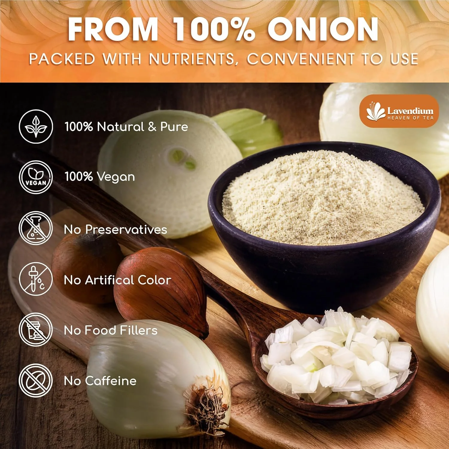 Premium Onion Powder, 100% Natural and Pure from Onion, Rich Flavor, Perfect for Cooking & Seasoning - Image 4