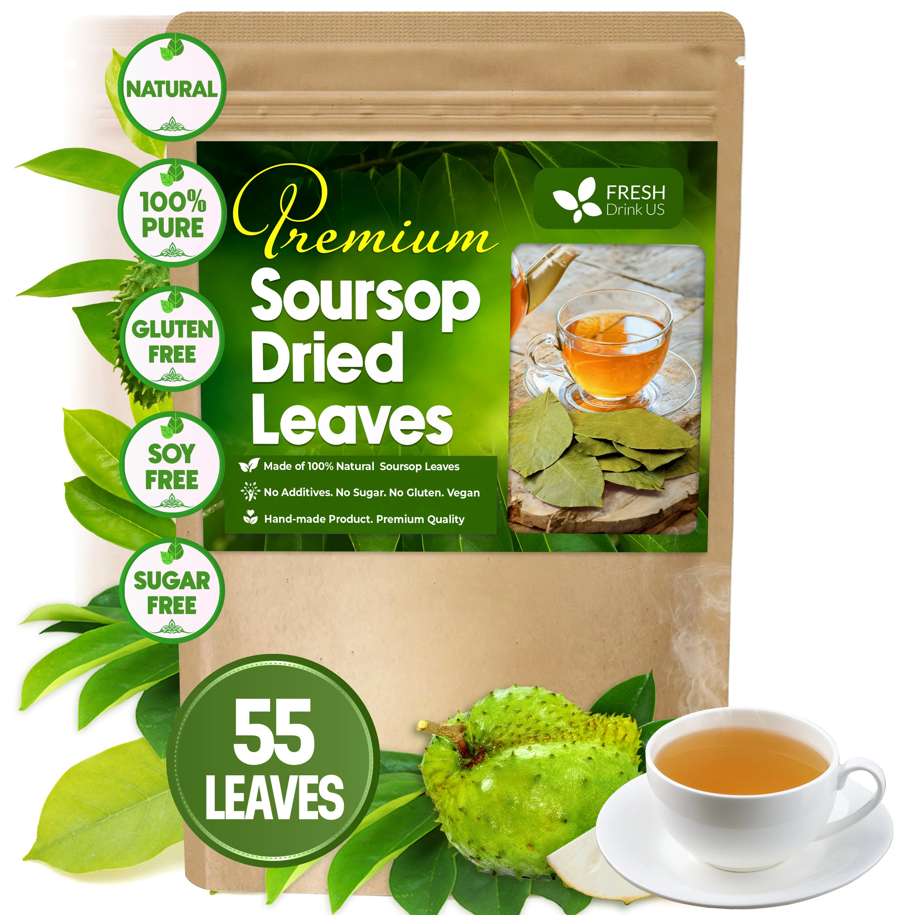 Premium Soursop Leaves Tea bags, Dried Soursop Leaves, Soursop Leaf Powder, Guanabana Leaves Tea, Hoja Guanabana Tea - Image 20