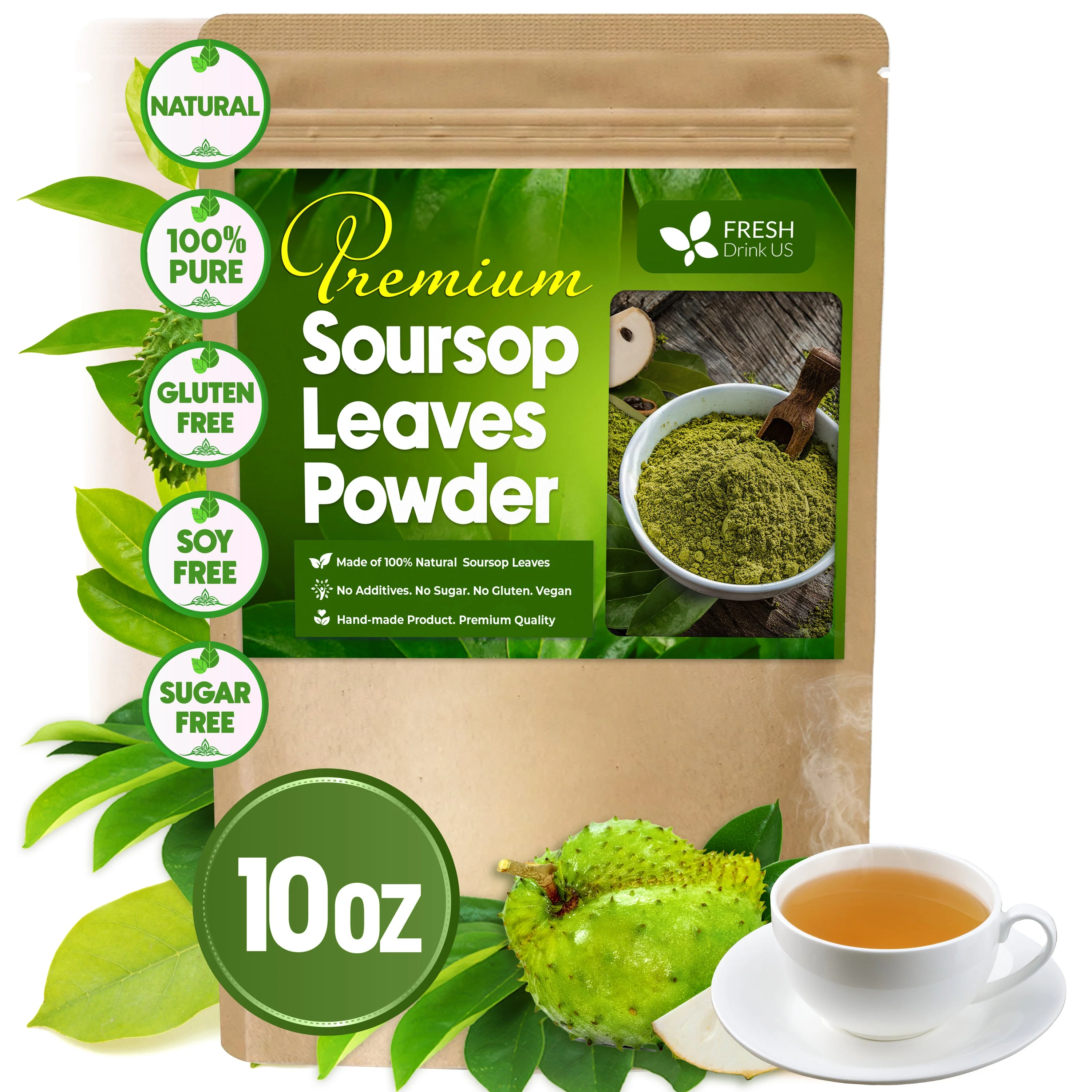 Premium Soursop Leaves Tea bags, Dried Soursop Leaves, Soursop Leaf Powder, Guanabana Leaves Tea, Hoja Guanabana Tea - Image 36