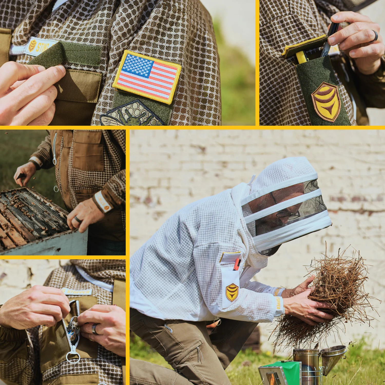 Professional Three Layer Ventilated Beekeeping Jacket - Image 10