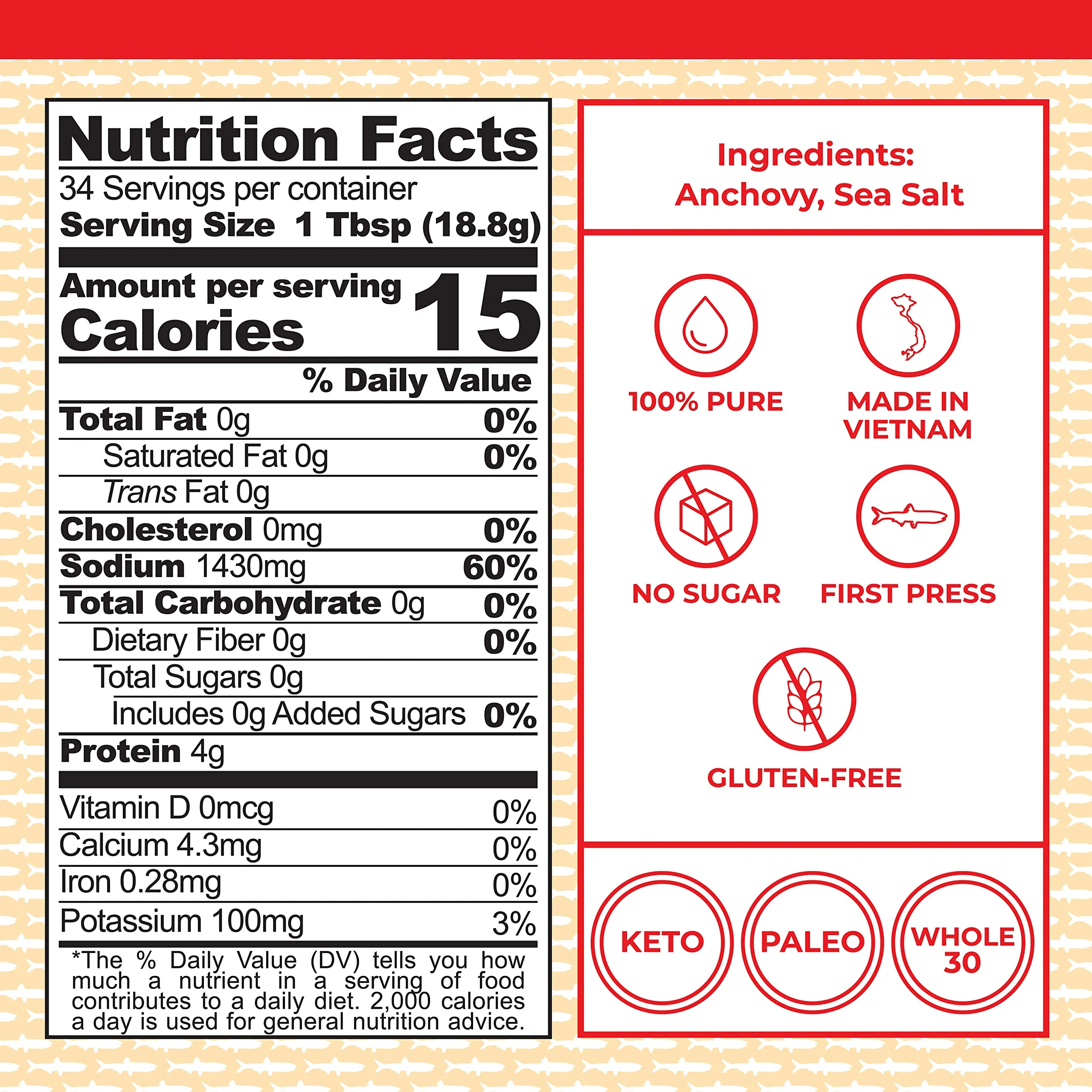 Red Boat Fish Sauce | Premium 40°N Fish Sauce made with just 2 ingredients in Vietnam | Keto, Paleo & Whole 30 | Gluten and Sugar free | 17 fl oz - Image 7