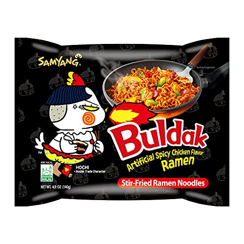 Samyang Buldak Korean Hot Spicy Chicken Stir-Fried Ramyun Noodles 4.94 oz (Pack of 5) - Image 6