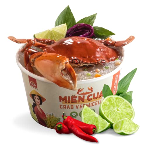 SIMPLY FOOD Instant Crab Glass Noodles (Miến Cua) - 9 BOWLS/ 55g each - Image 3
