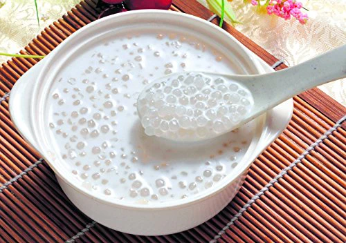 Small Tapioca Boba Pearls (Sago Balls) from Cassava -Translucent & Flavor-Absorbent - Ideal for Soup or Sauce Thickening - Image 3
