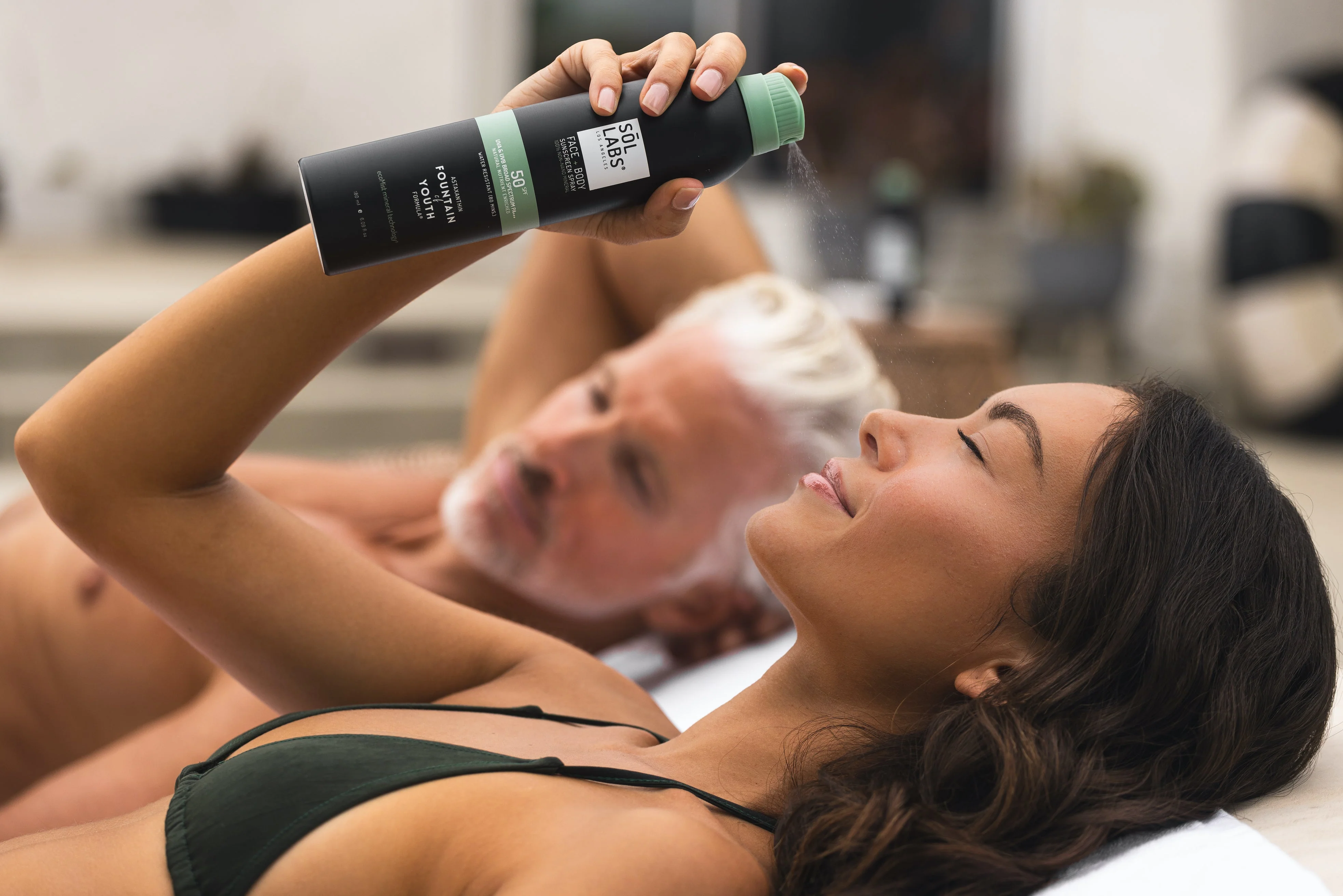 SOL LABS® Natural Mineral SPF 50 Sheer Mist - Broad Spectrum UVA/UVB Protection & Hydrating Formula - Image 2