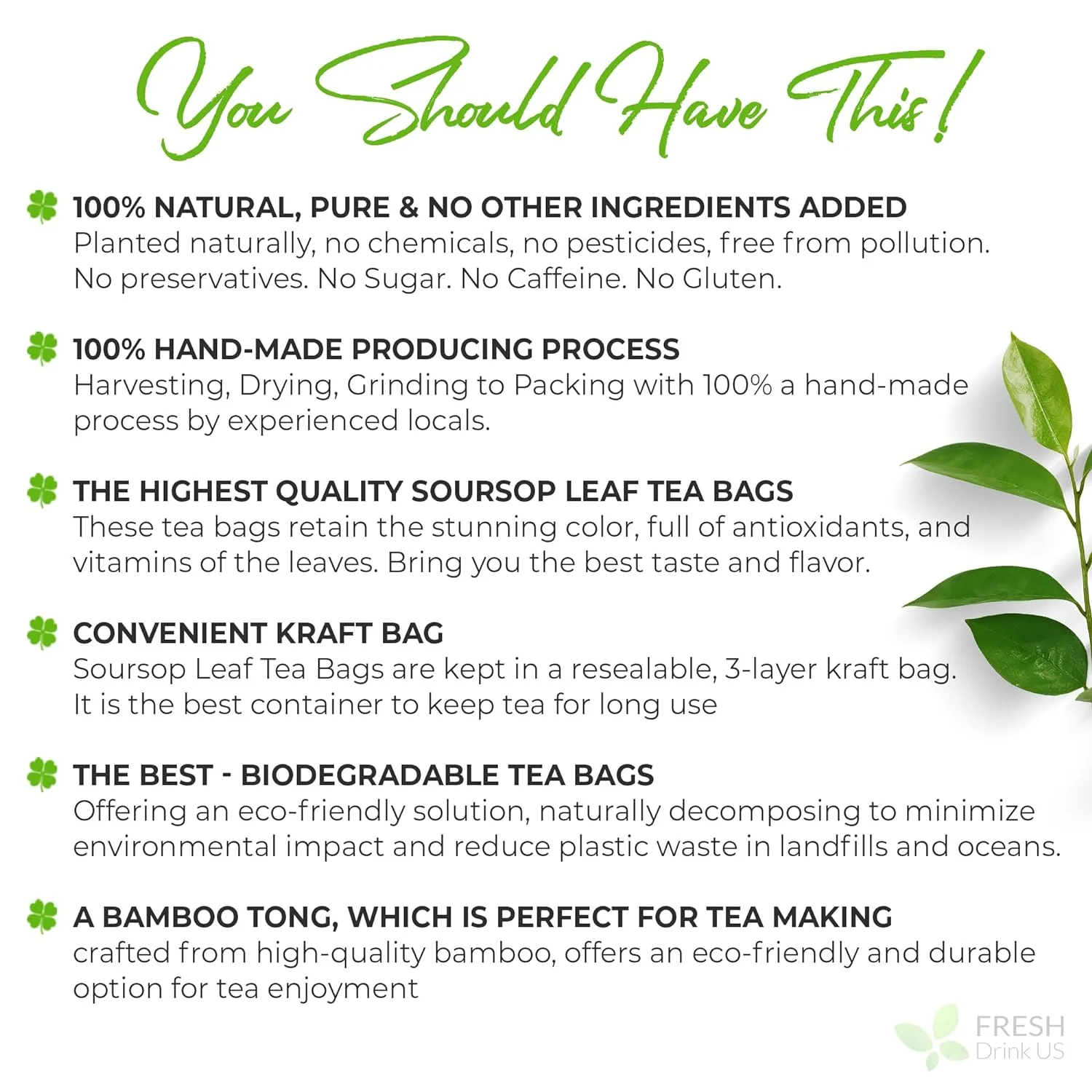 Soursop Leaves Tea Version 2 - Image 4