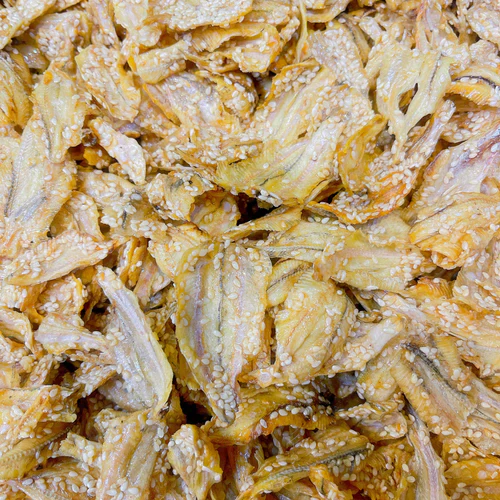 Spicy Sesame Lemon Flavor Yellow Stripe Fish- Cá chỉ vàng- 0.5 lb - Image 2