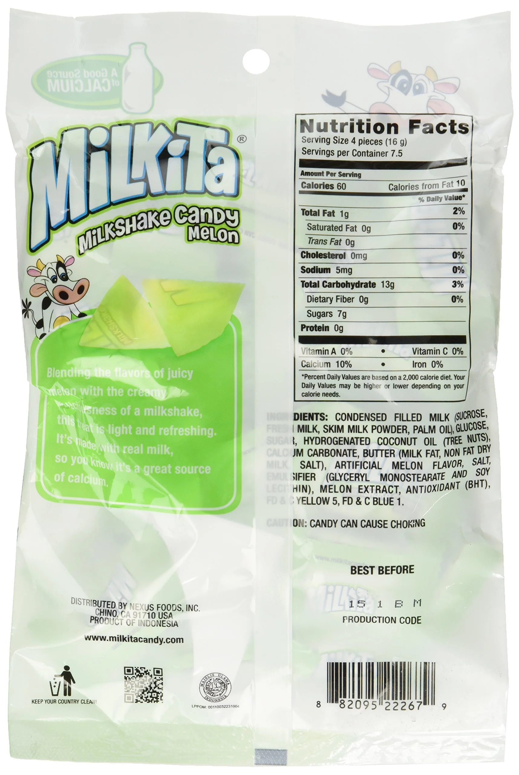 Unican - Milkita Melon Milk Candy Net Wt. 4.23 Oz - Image 4