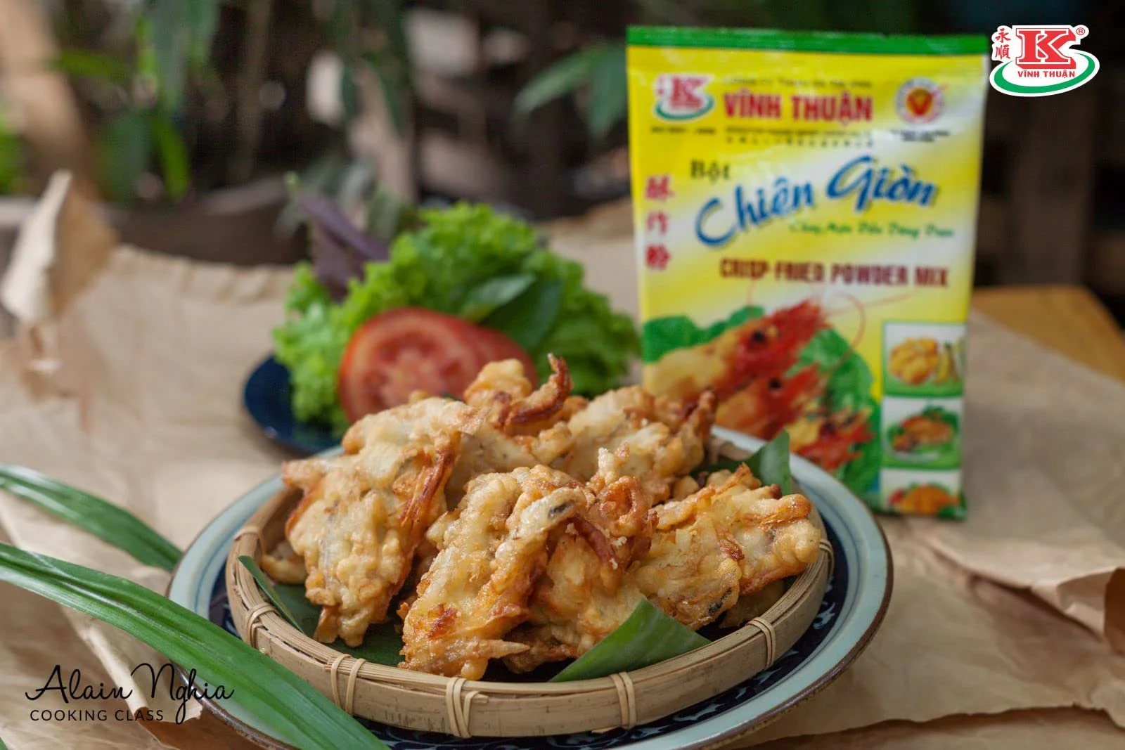 Vinh Thuan — Crispy Fried Powder Mix — Flour Coating for Deep Frying — Breadcrumbs — Chien Gion, 1 Bag (35.3 oz) - Image 3