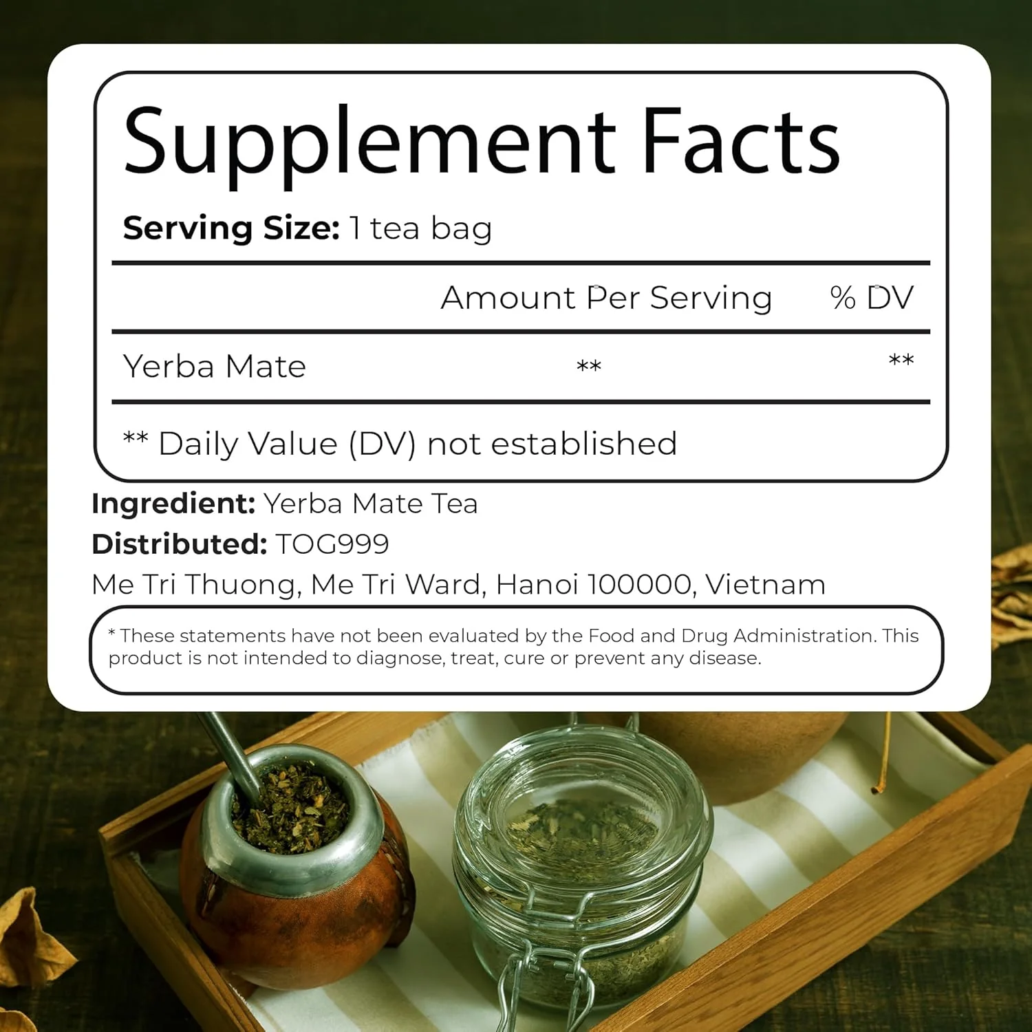 Yerba Mate Tea Bags, Hi-Caffeine, Unsmoked Yerba Mate Tea Bags, Super-Green Yerba Mate, No Dust - Image 9